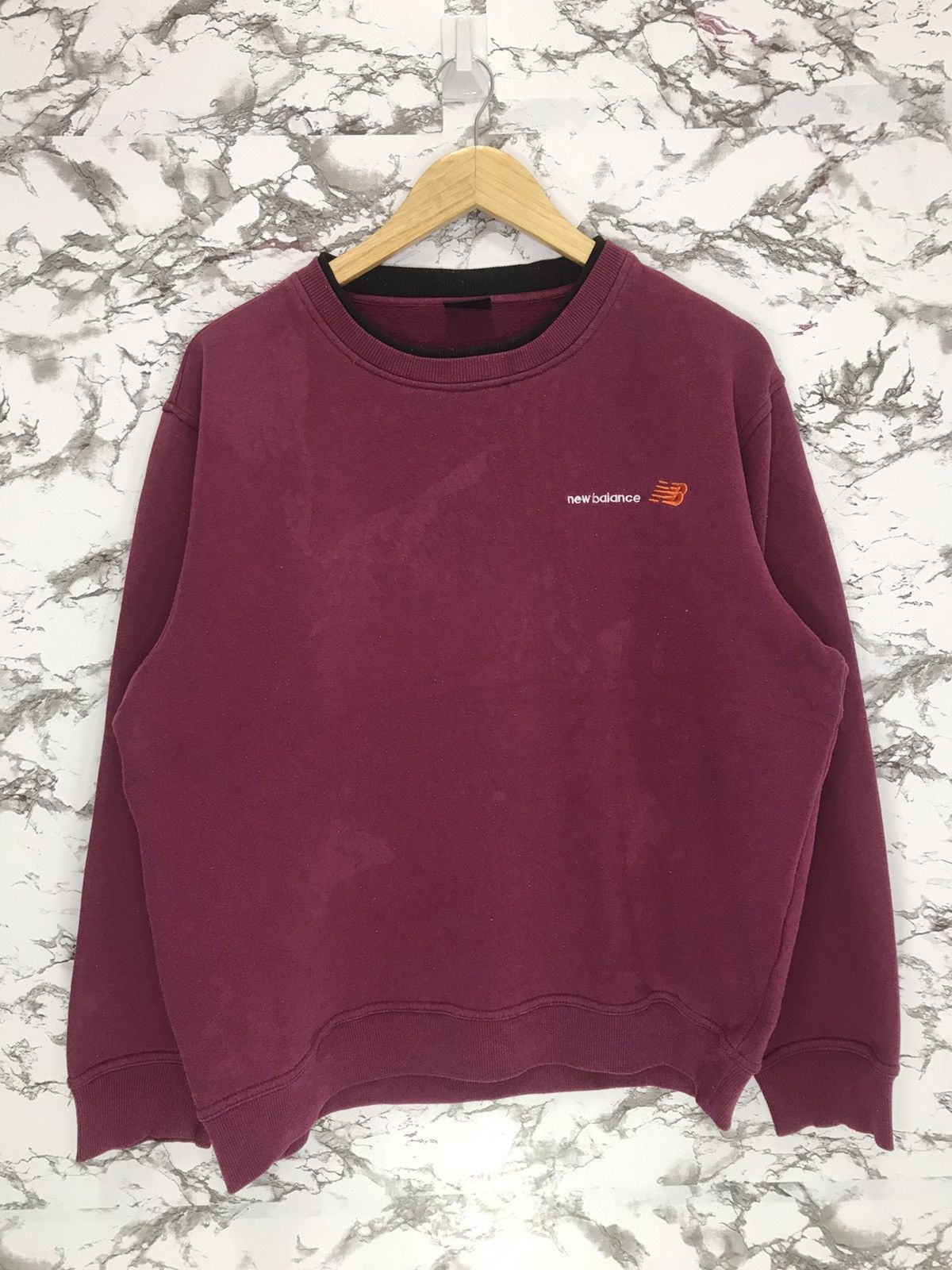 New Balance × Vintage New Balance Spell Out Sweatshirt Size US XL / EU 56 / 4 - 8 Thumbnail