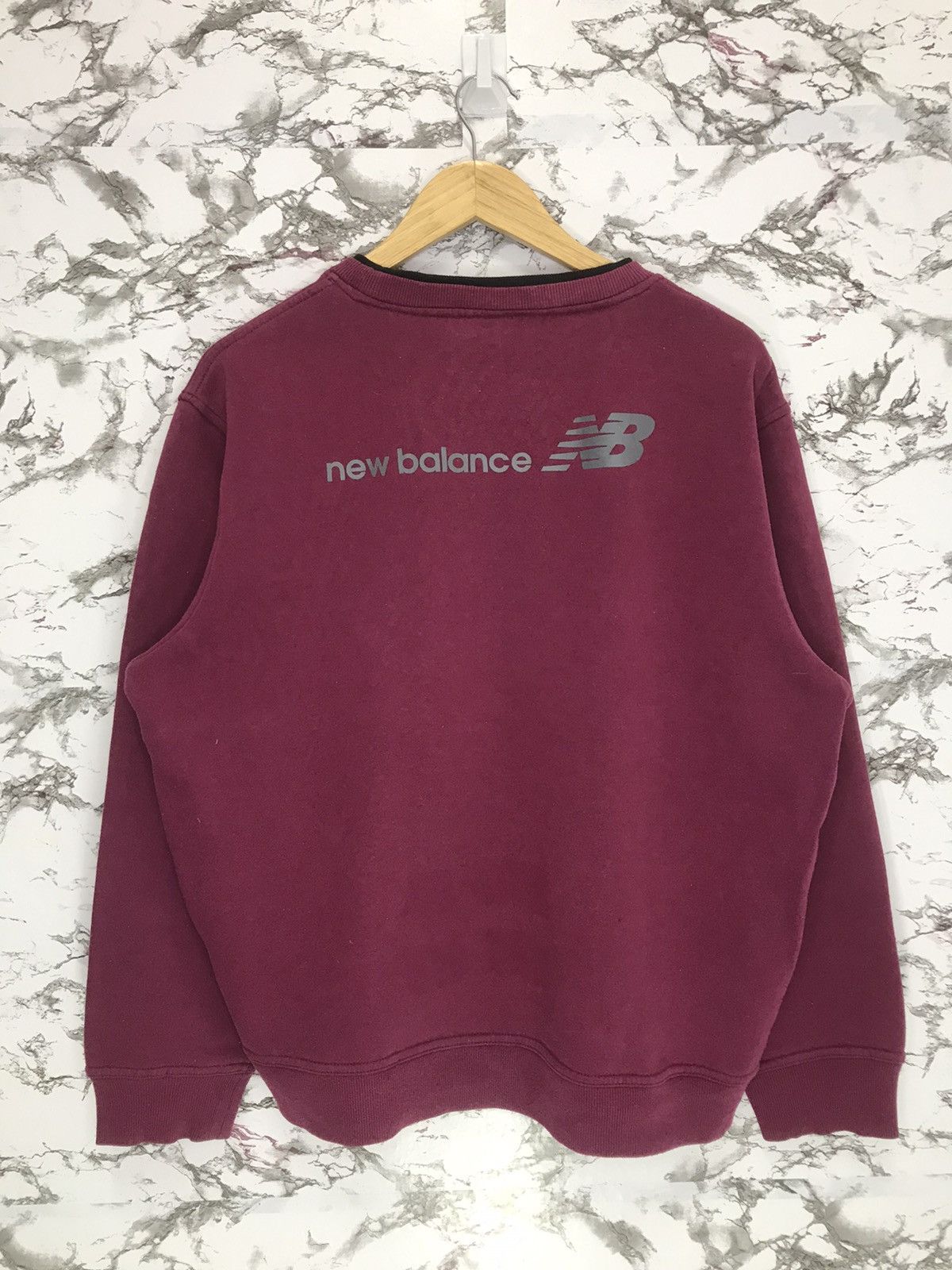New Balance × Vintage New Balance Spell Out Sweatshirt Size US XL / EU 56 / 4 - 2 Thumbnail