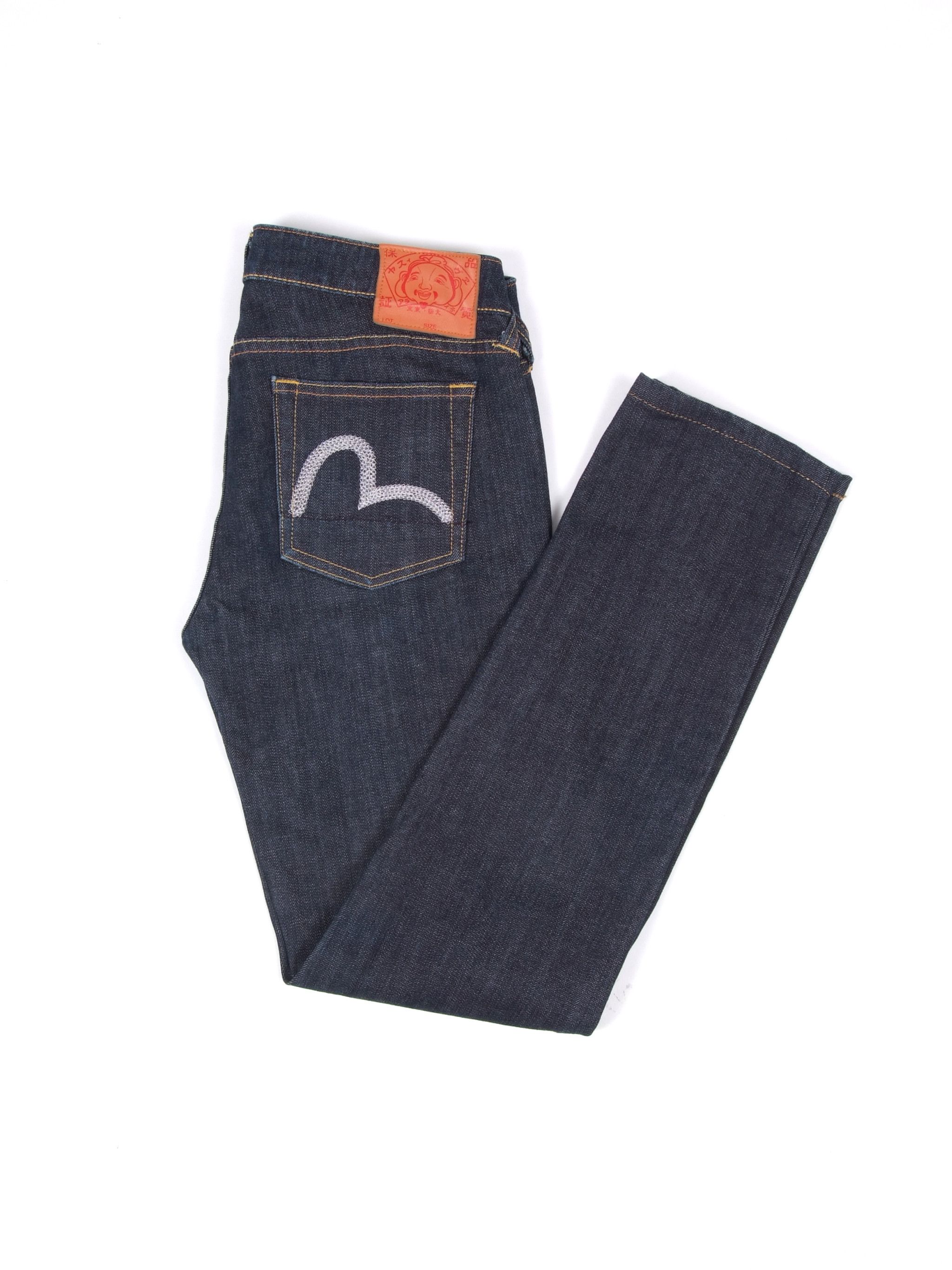 Evisu Wmns Evisu Gull Embroidered Blue Slim Jeans Size 27" / US 4 / IT 40 - 2 Thumbnail