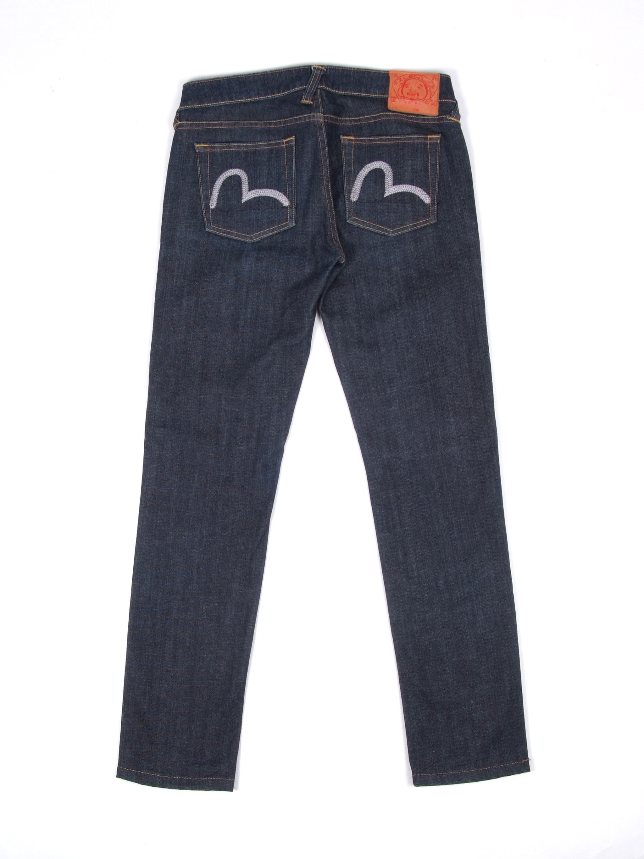 Evisu Wmns Evisu Gull Embroidered Blue Slim Jeans Size 27" / US 4 / IT 40 - 1 Thumbnail