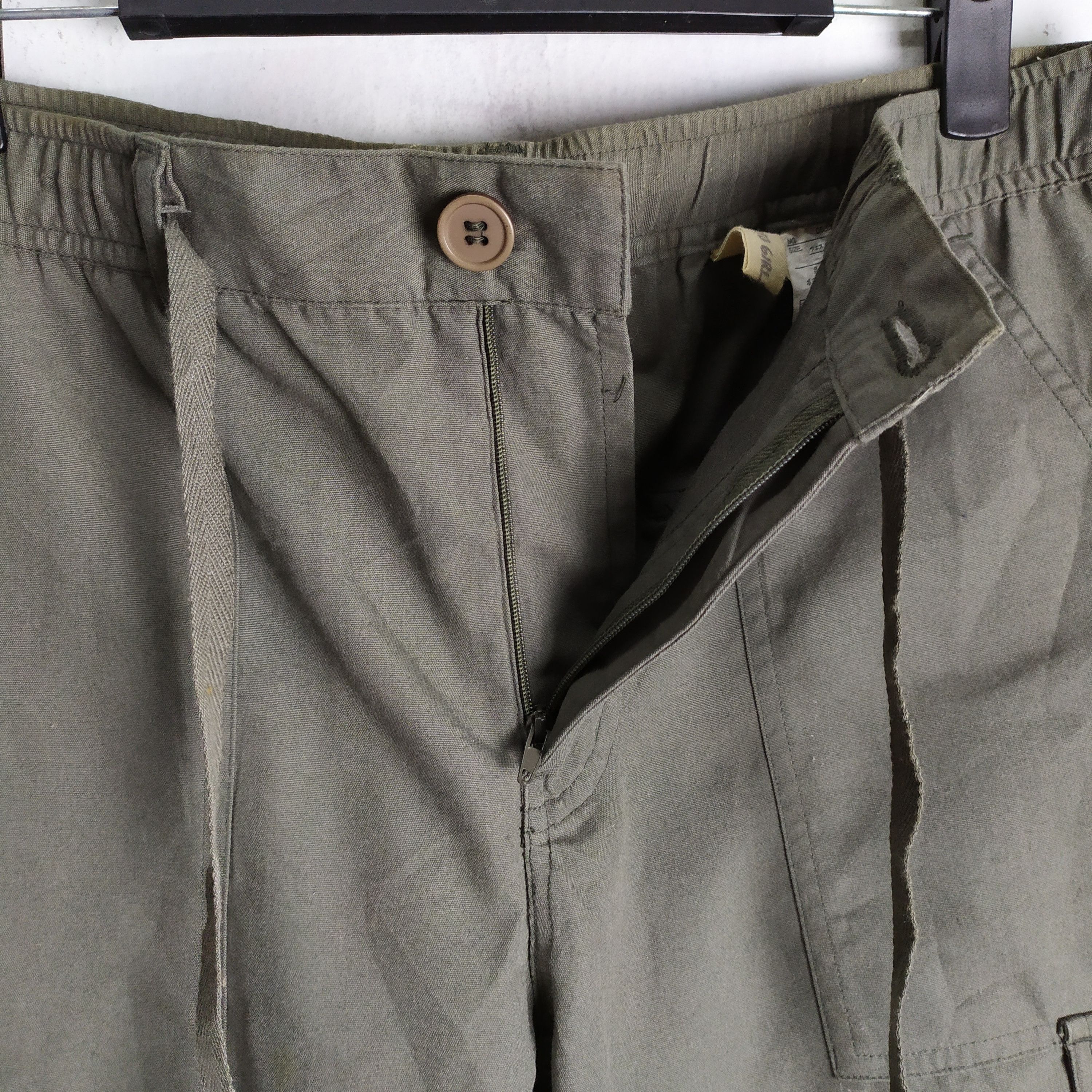 If Six Was Nine × Japanese Brand Women Parachute Cargo Pants Multipocket Size 29" - 10 Thumbnail