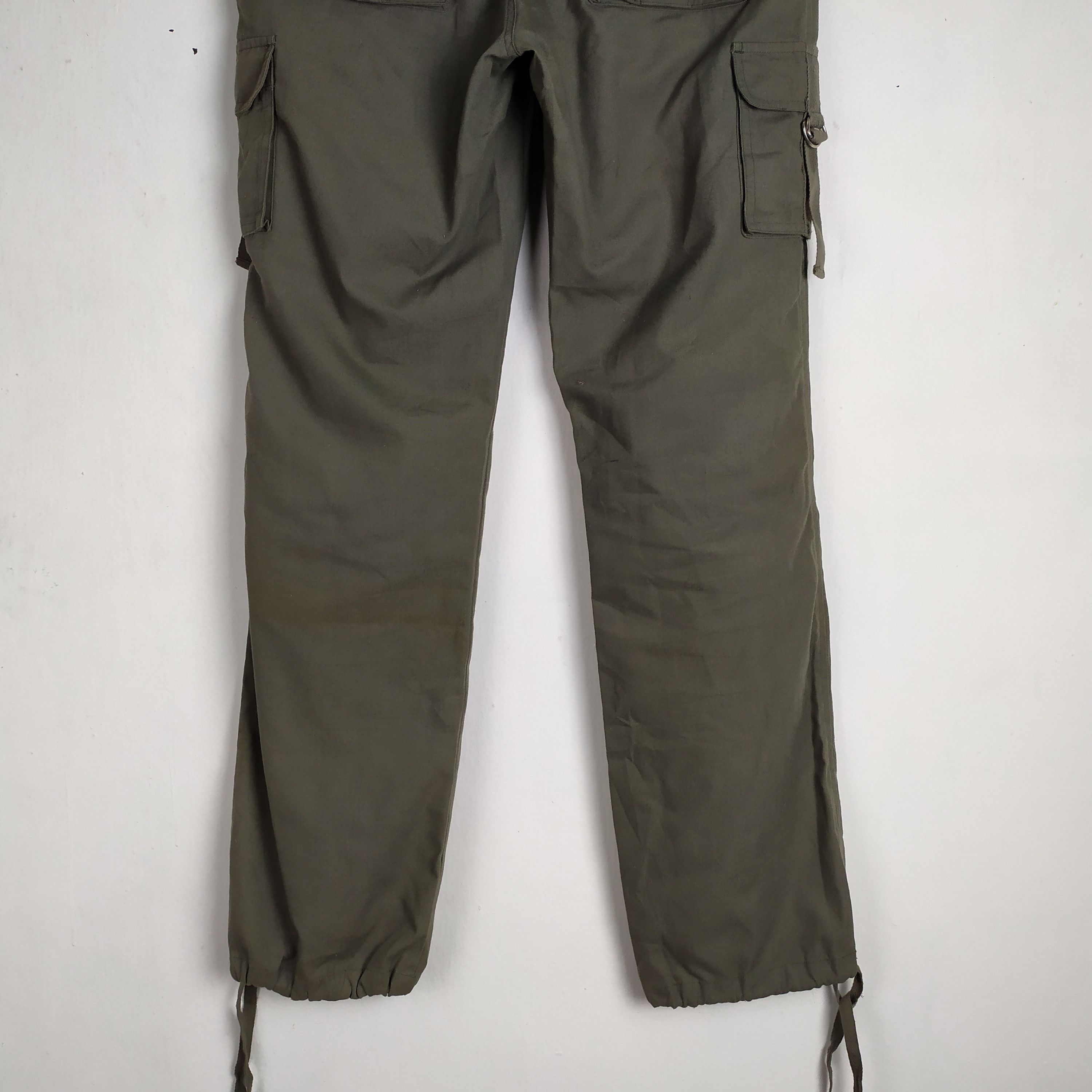 If Six Was Nine × Japanese Brand Women Parachute Cargo Pants Multipocket Size 29" - 7 Thumbnail