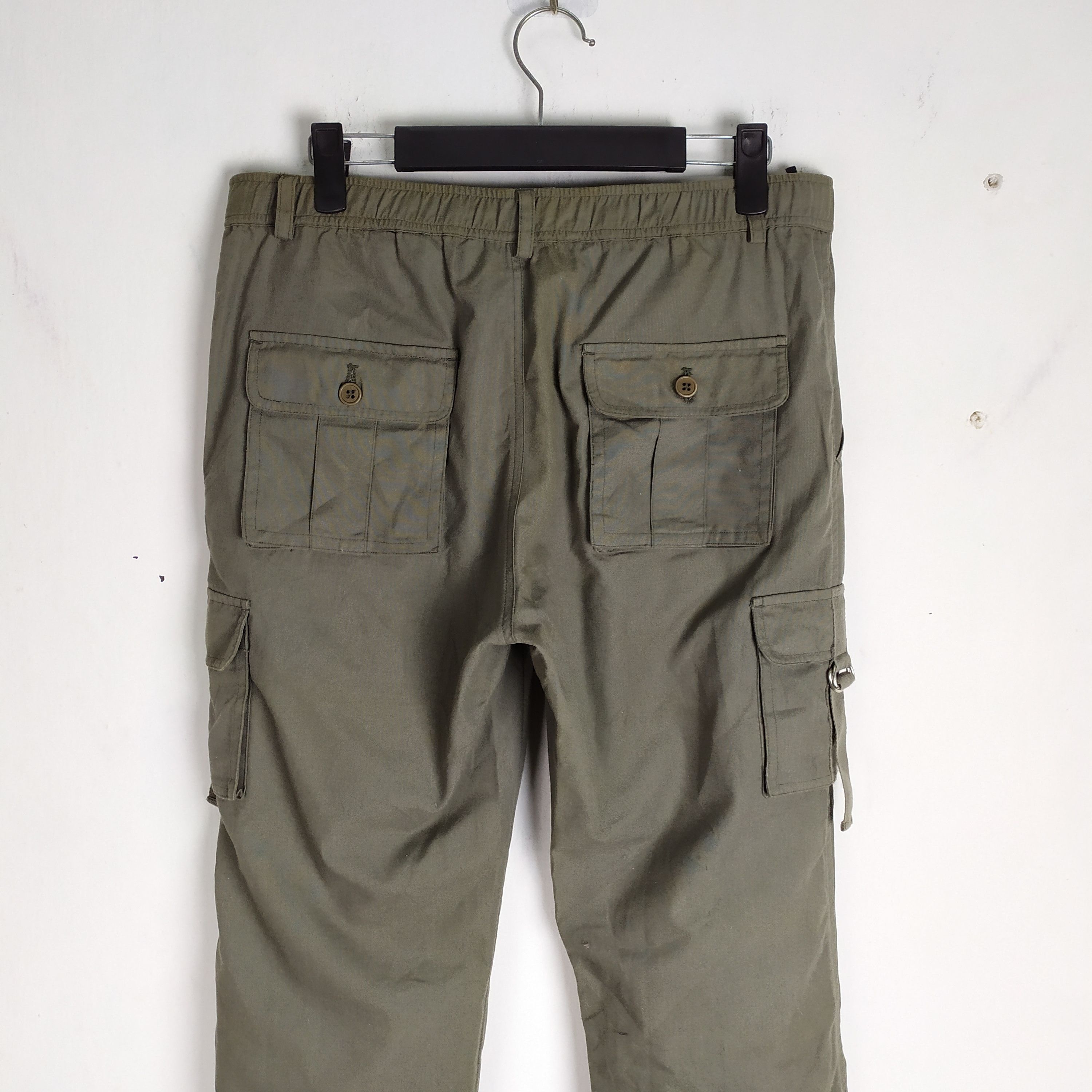 If Six Was Nine × Japanese Brand Women Parachute Cargo Pants Multipocket Size 29" - 6 Thumbnail