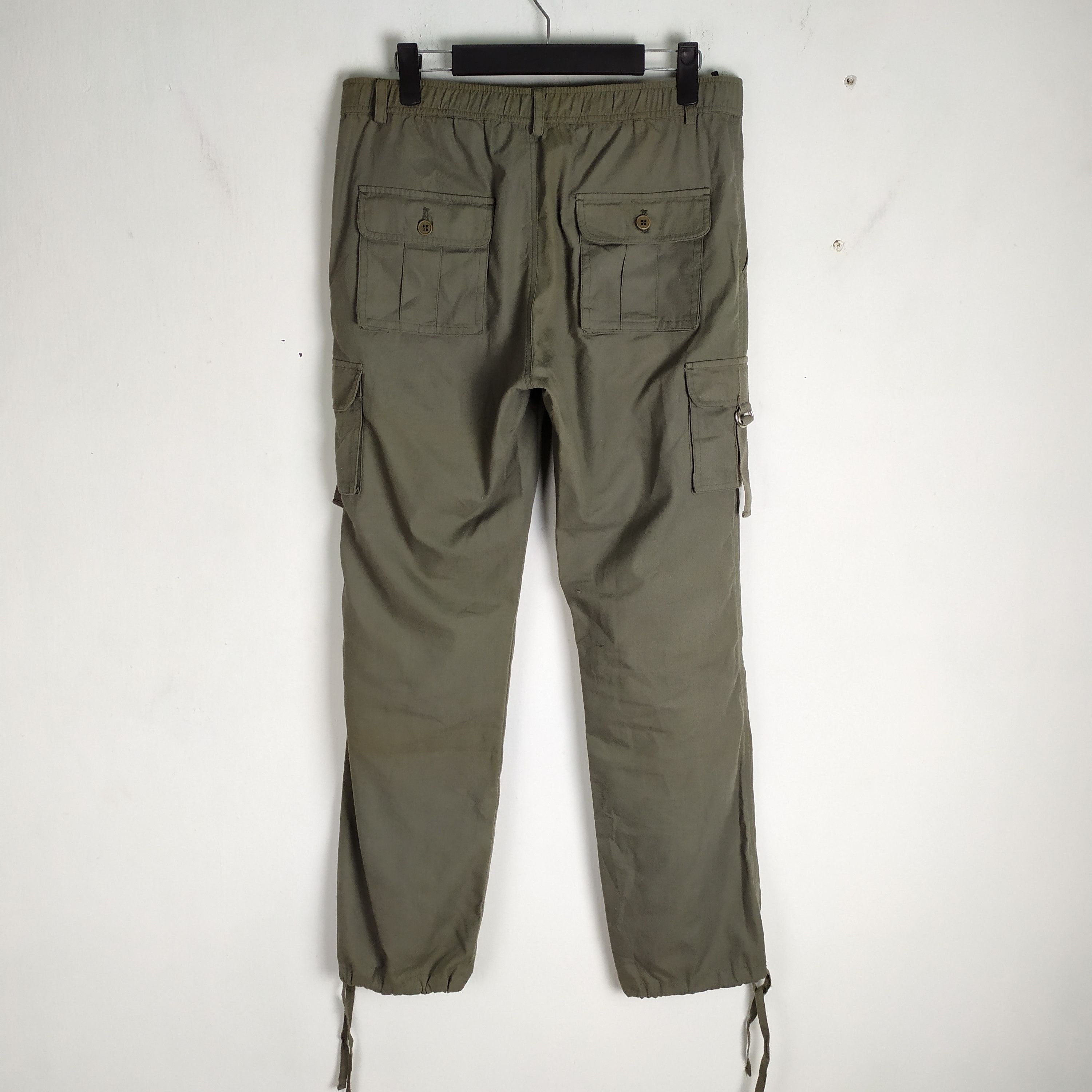 If Six Was Nine × Japanese Brand Women Parachute Cargo Pants Multipocket Size 29" - 5 Thumbnail
