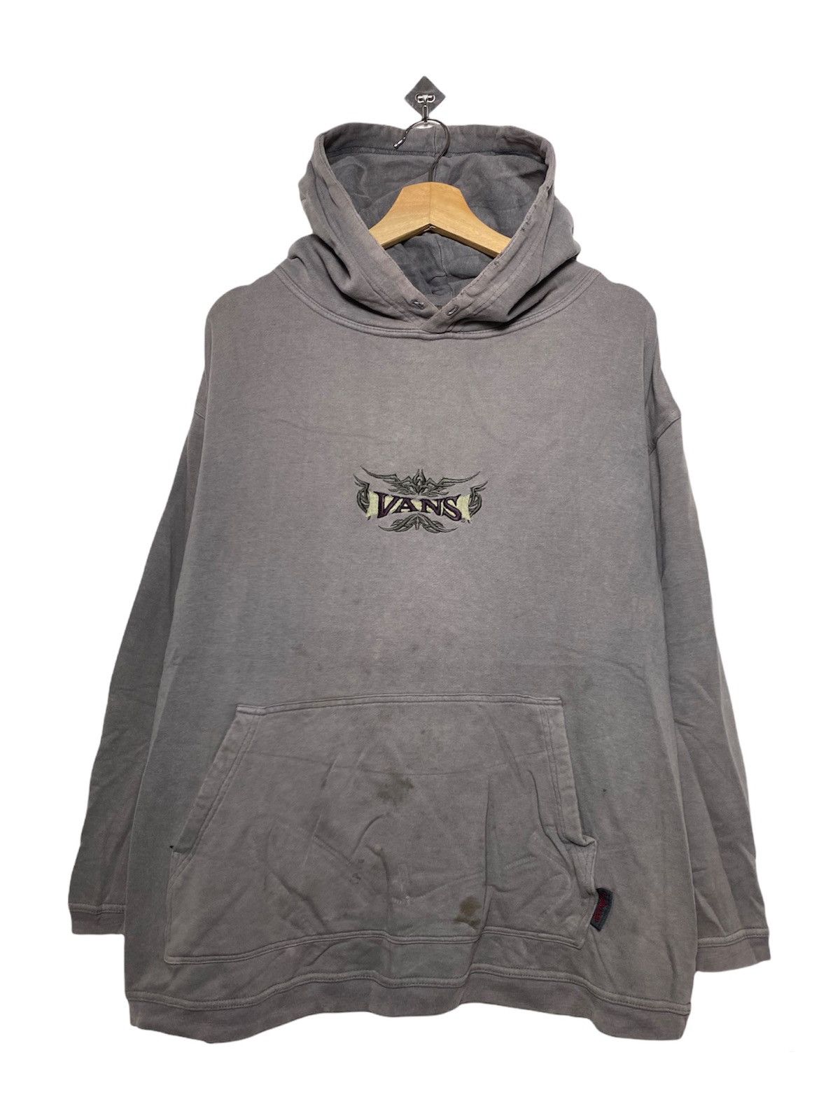 Vans × Vintage Vintage Vans Skateboard Embroidered Hoodies Size US L / EU 52-54 / 3 - 1 Thumbnail