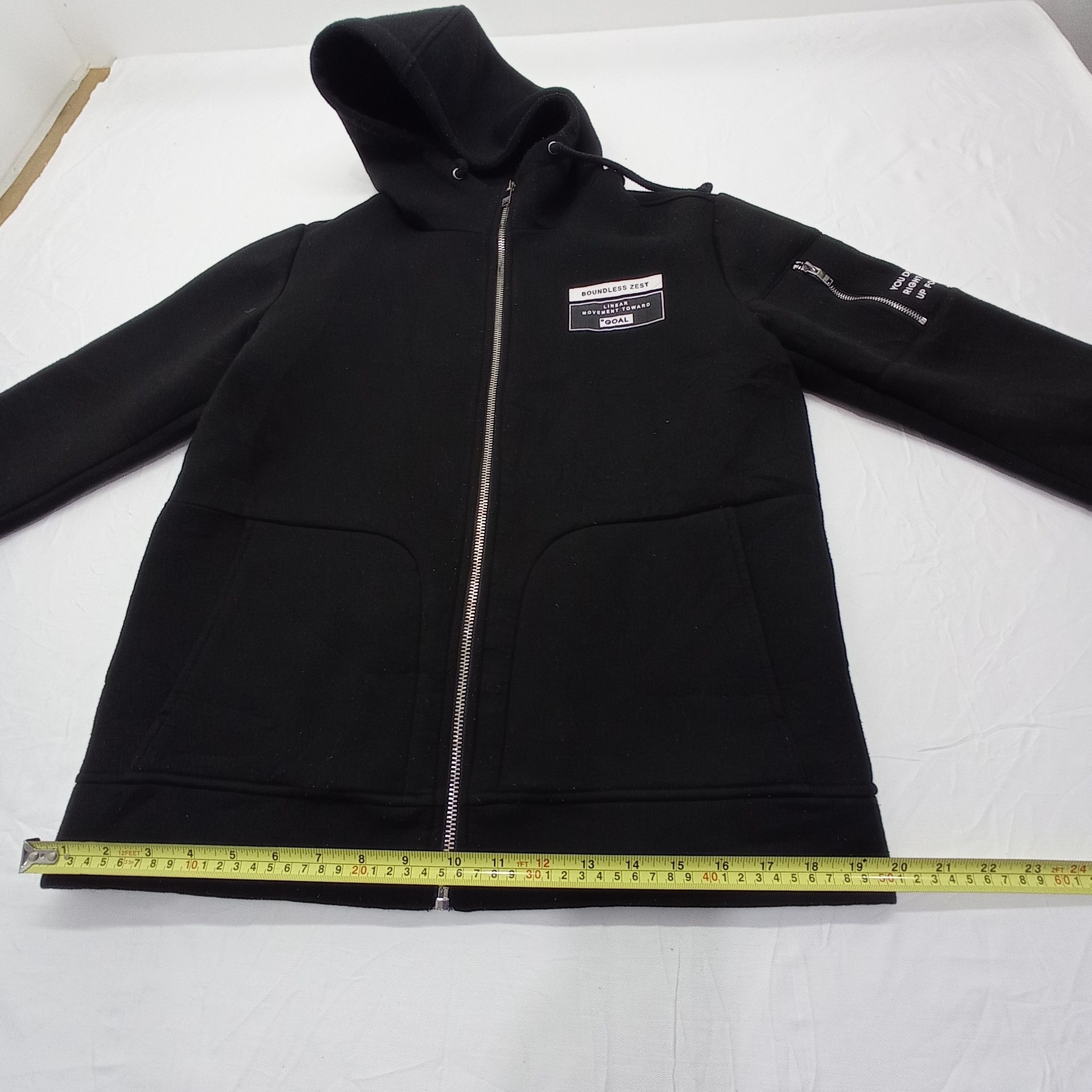 Japanese Brand FRANK STONE BOMBER STYLE ZIPPER HOODIE Size US M / EU 48-50 / 2 - 12 Thumbnail