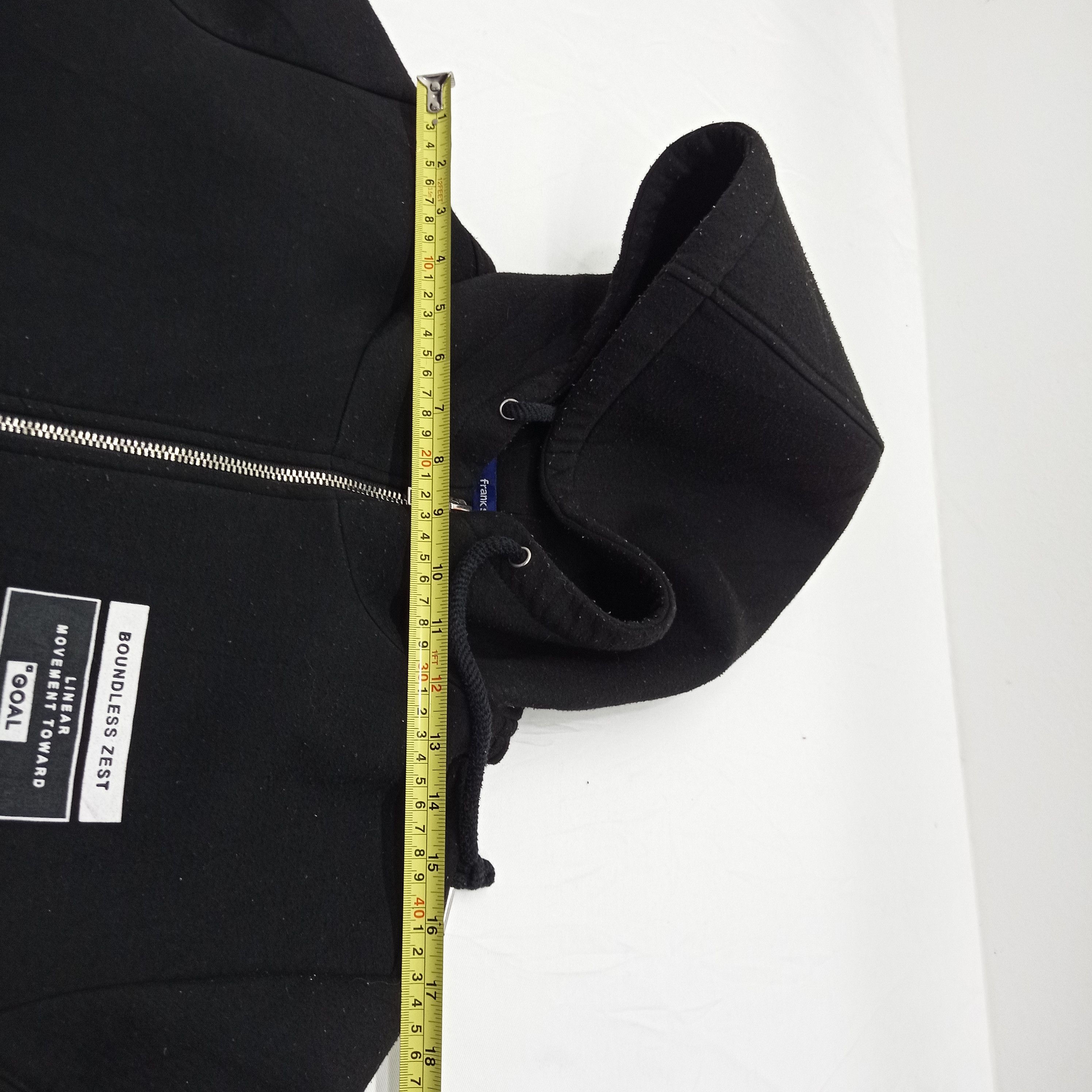 Japanese Brand FRANK STONE BOMBER STYLE ZIPPER HOODIE Size US M / EU 48-50 / 2 - 14 Thumbnail