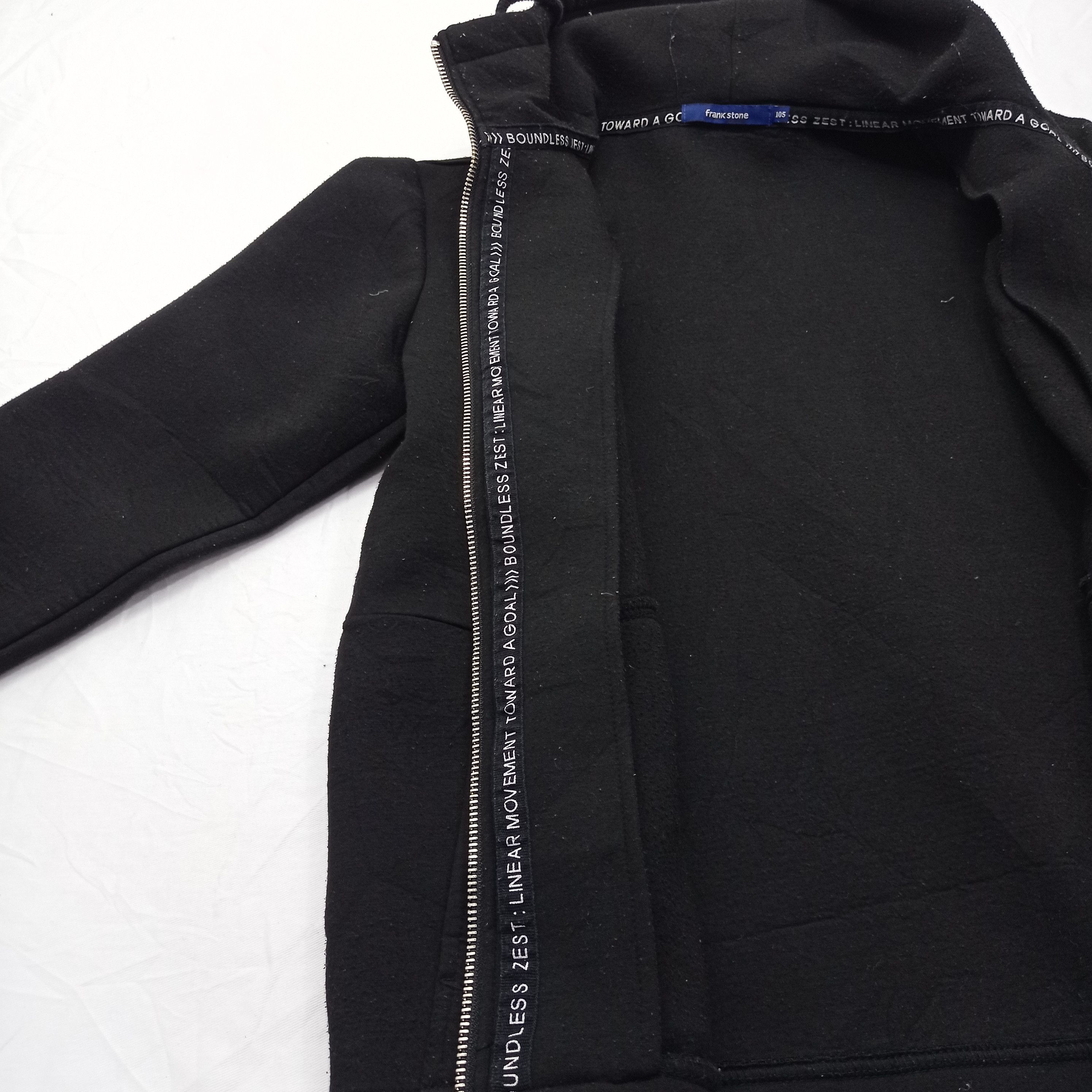 Japanese Brand FRANK STONE BOMBER STYLE ZIPPER HOODIE Size US M / EU 48-50 / 2 - 9 Thumbnail