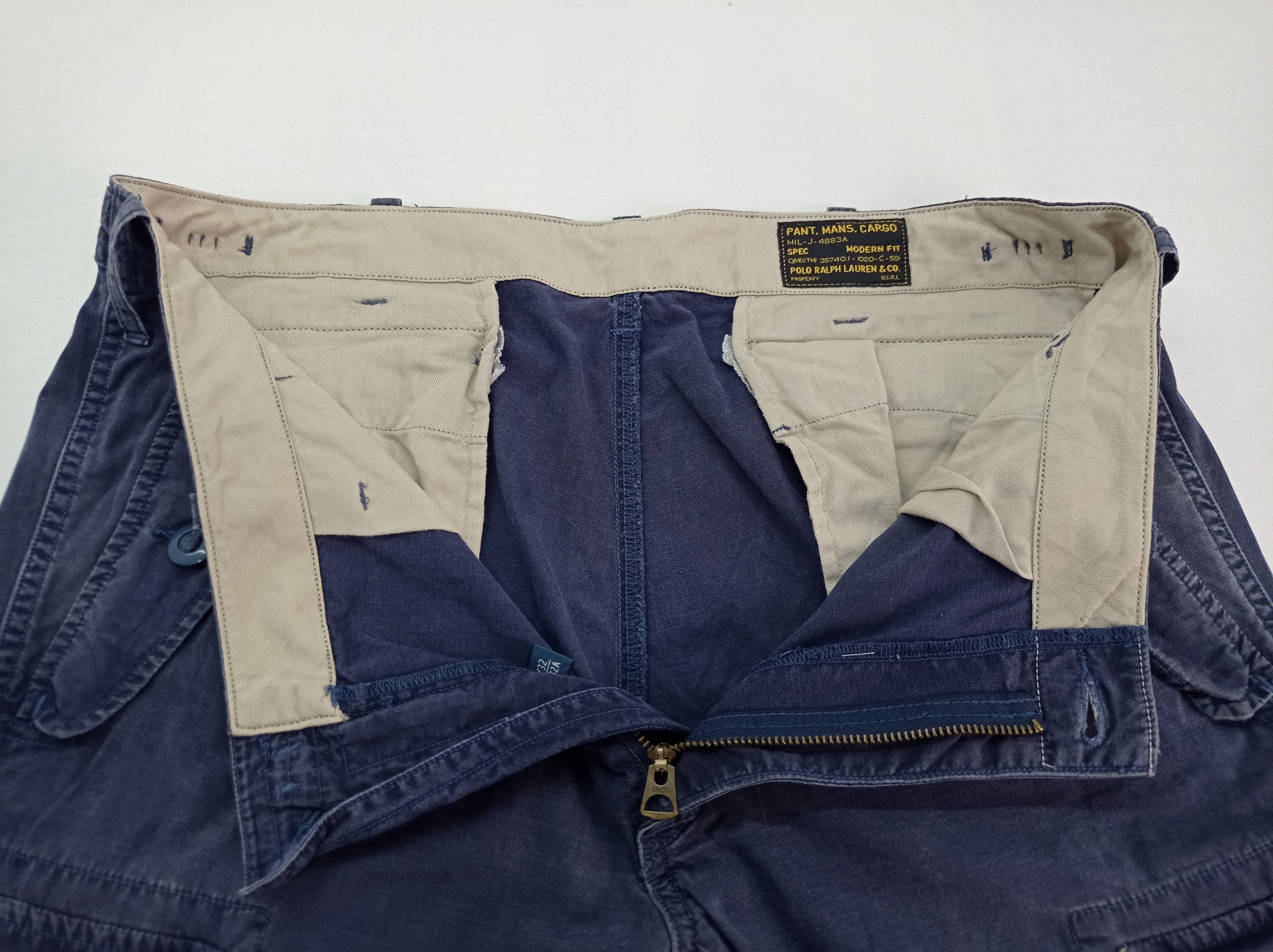 Polo Ralph Lauren Polo Ralph Lauren RL-047 Faded Cargo Pants Size US 32 / EU 48 - 4 Thumbnail