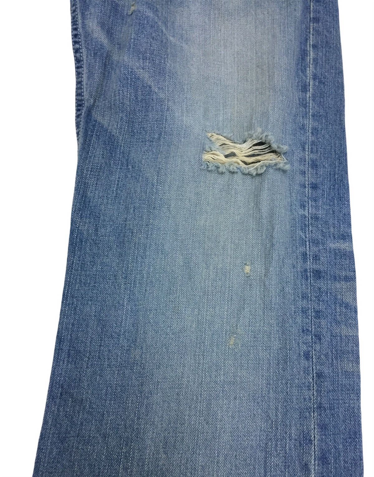 Japanese Brand Japan No Id Fade Flare Denim Pants Size US 34 / EU 50 - 7 Thumbnail