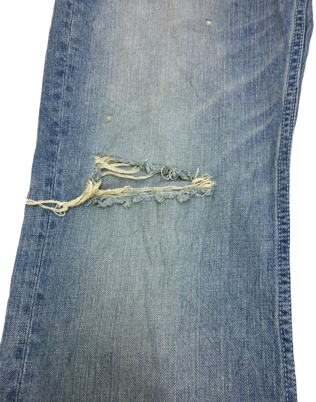 Japanese Brand Japan No Id Fade Flare Denim Pants Size US 34 / EU 50 - 6 Thumbnail