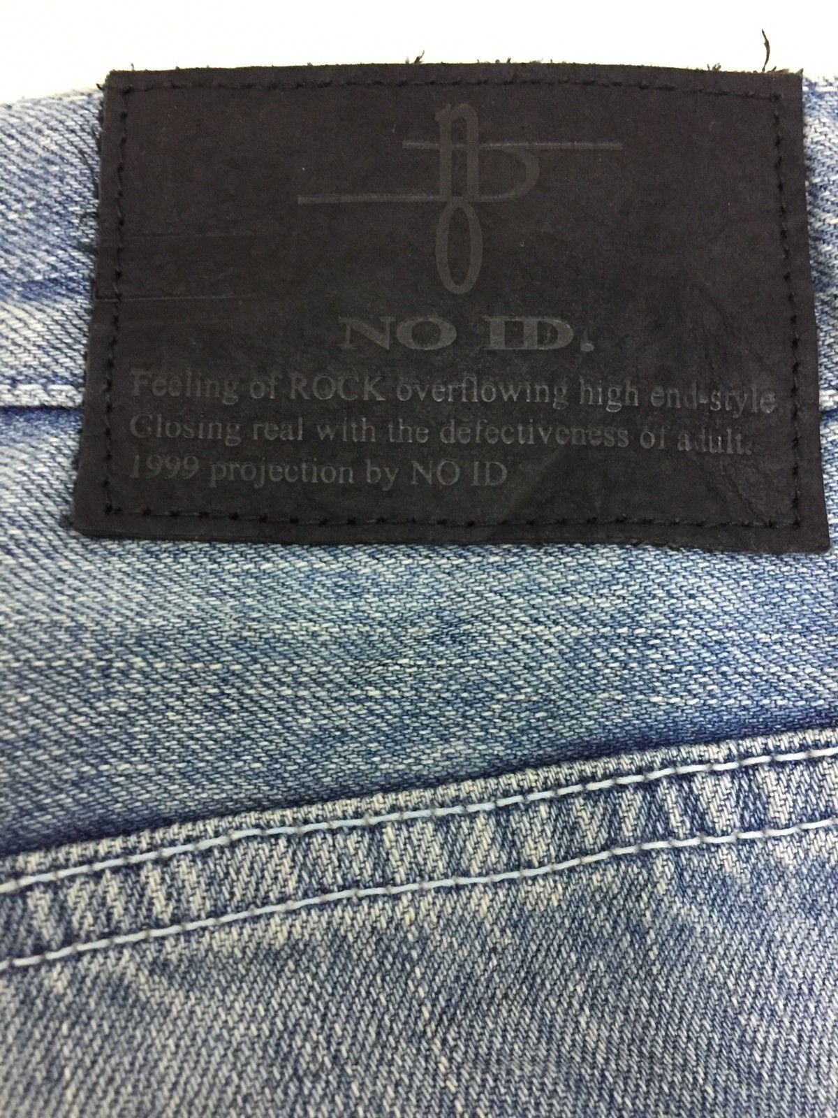 Japanese Brand Japan No Id Fade Flare Denim Pants Size US 34 / EU 50 - 11 Thumbnail