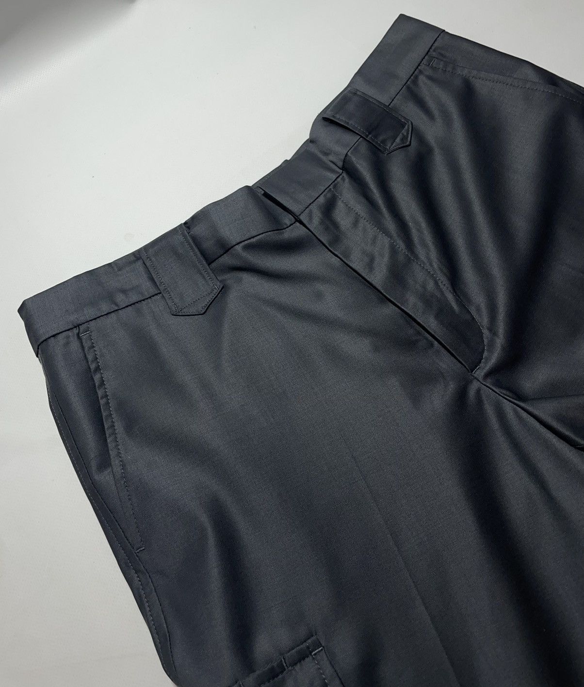 Martin Asbjorn Martin Asbjorn Grey Wool Bruce Cargo Pants Size US 34 / EU 50 - 7 Thumbnail