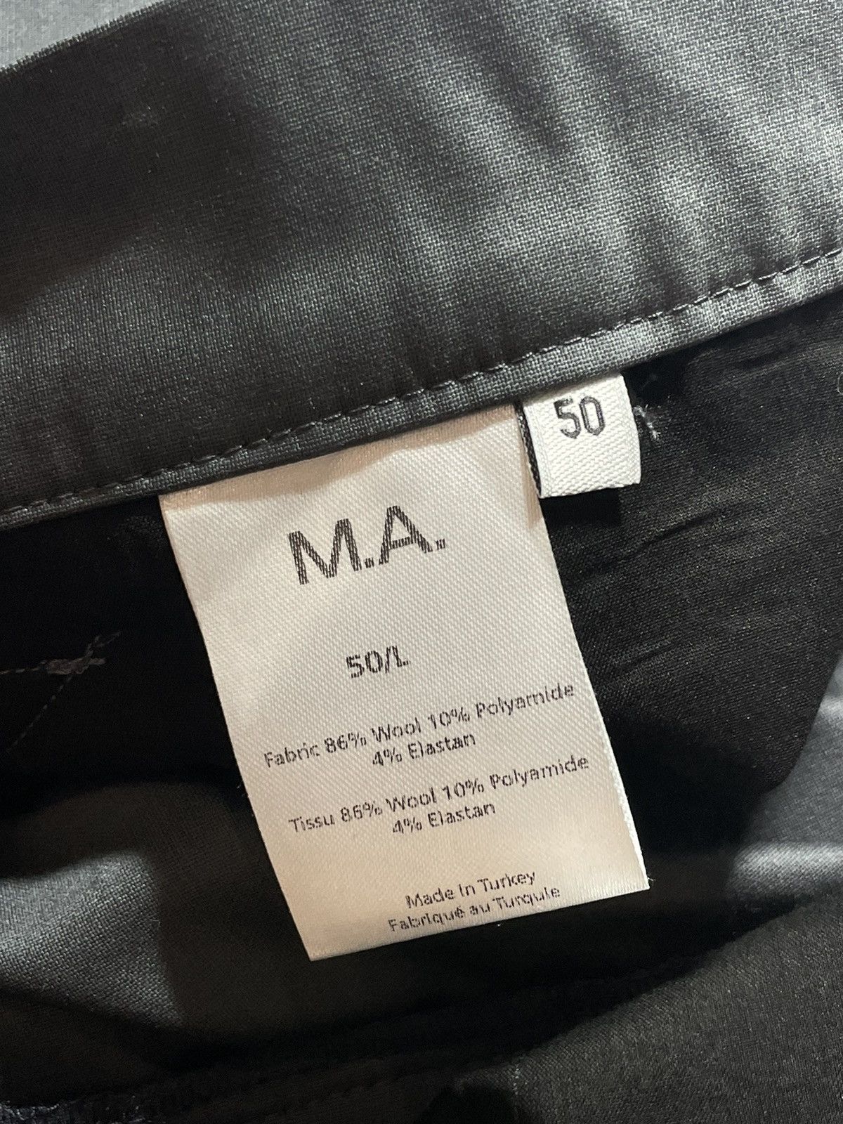 Martin Asbjorn Martin Asbjorn Grey Wool Bruce Cargo Pants Size US 34 / EU 50 - 12 Thumbnail