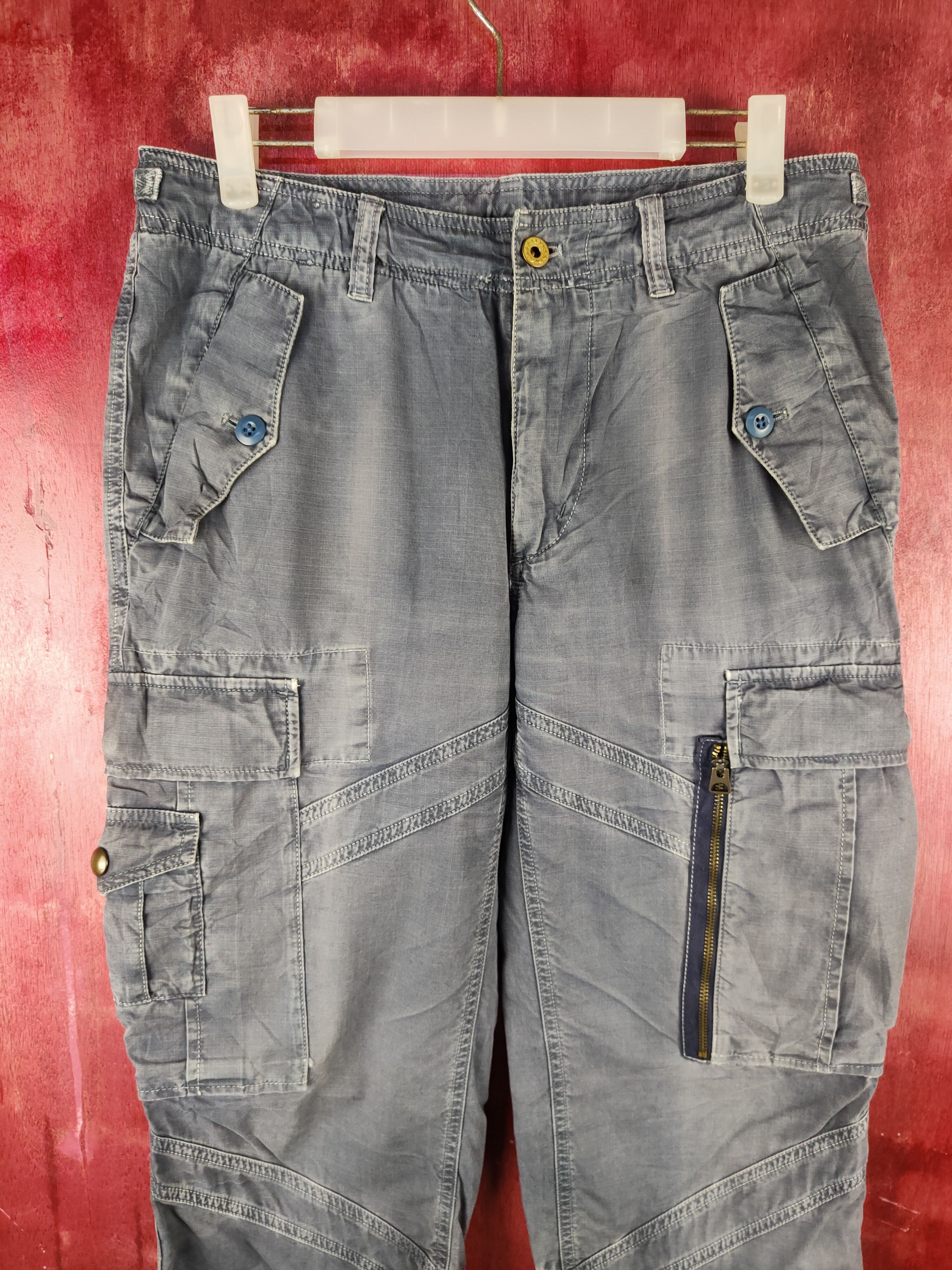 Polo Ralph Lauren Polo by Ralph Lauren faded utility Cargo Pants #S739DL Size US 30 / EU 46 - 2 Thumbnail