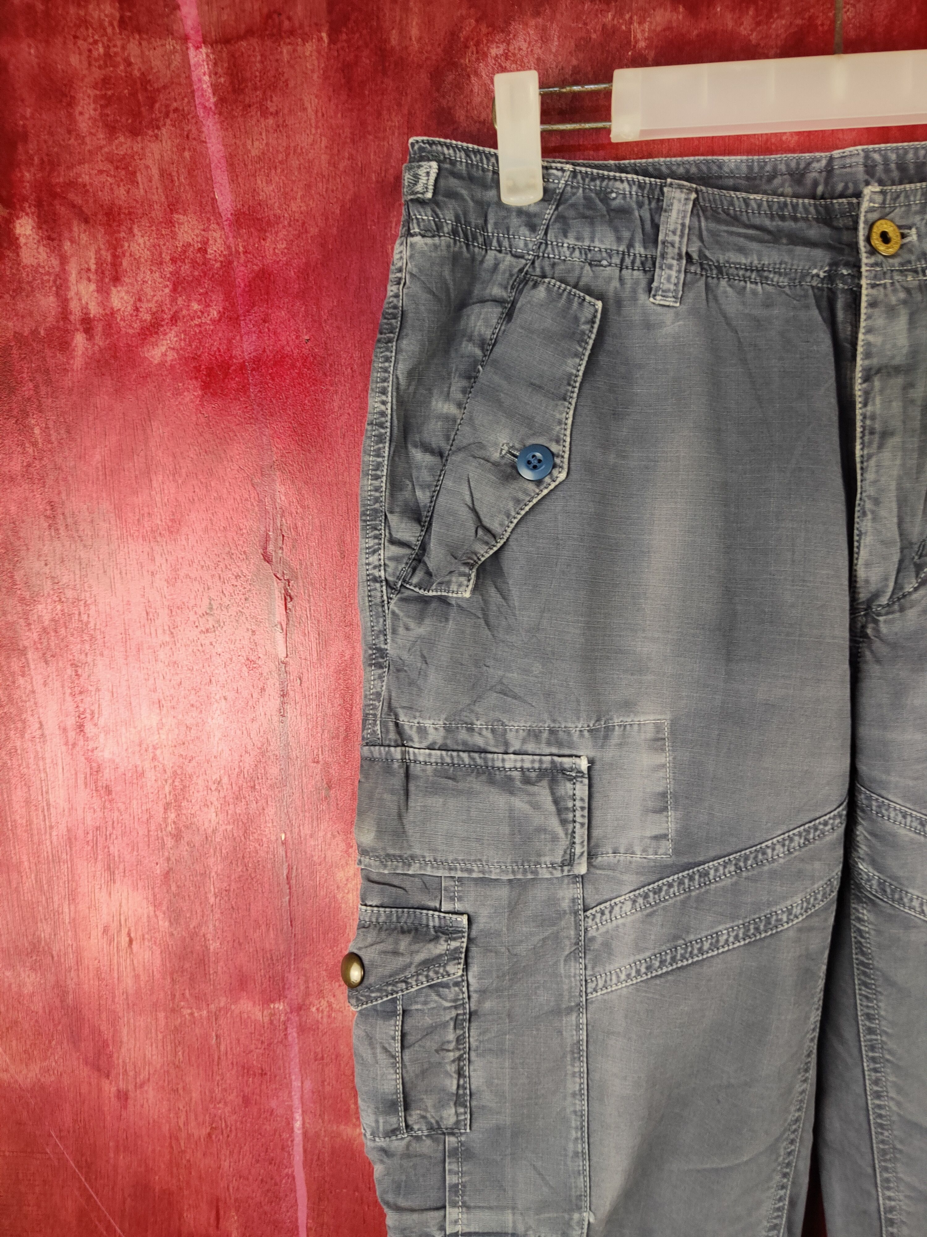 Polo Ralph Lauren Polo by Ralph Lauren faded utility Cargo Pants #S739DL Size US 30 / EU 46 - 3 Thumbnail