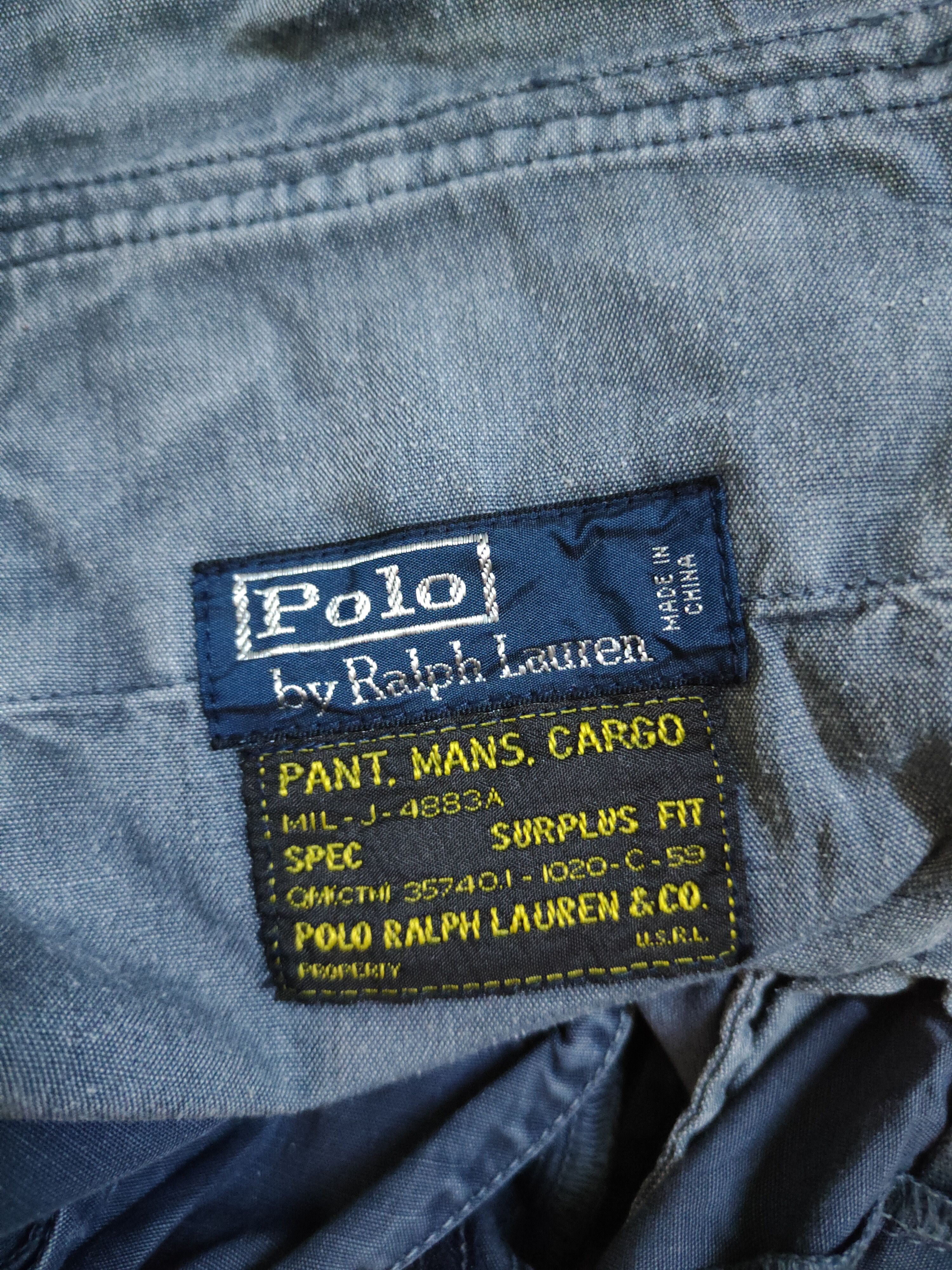 Polo Ralph Lauren Polo by Ralph Lauren faded utility Cargo Pants #S739DL Size US 30 / EU 46 - 15 Thumbnail