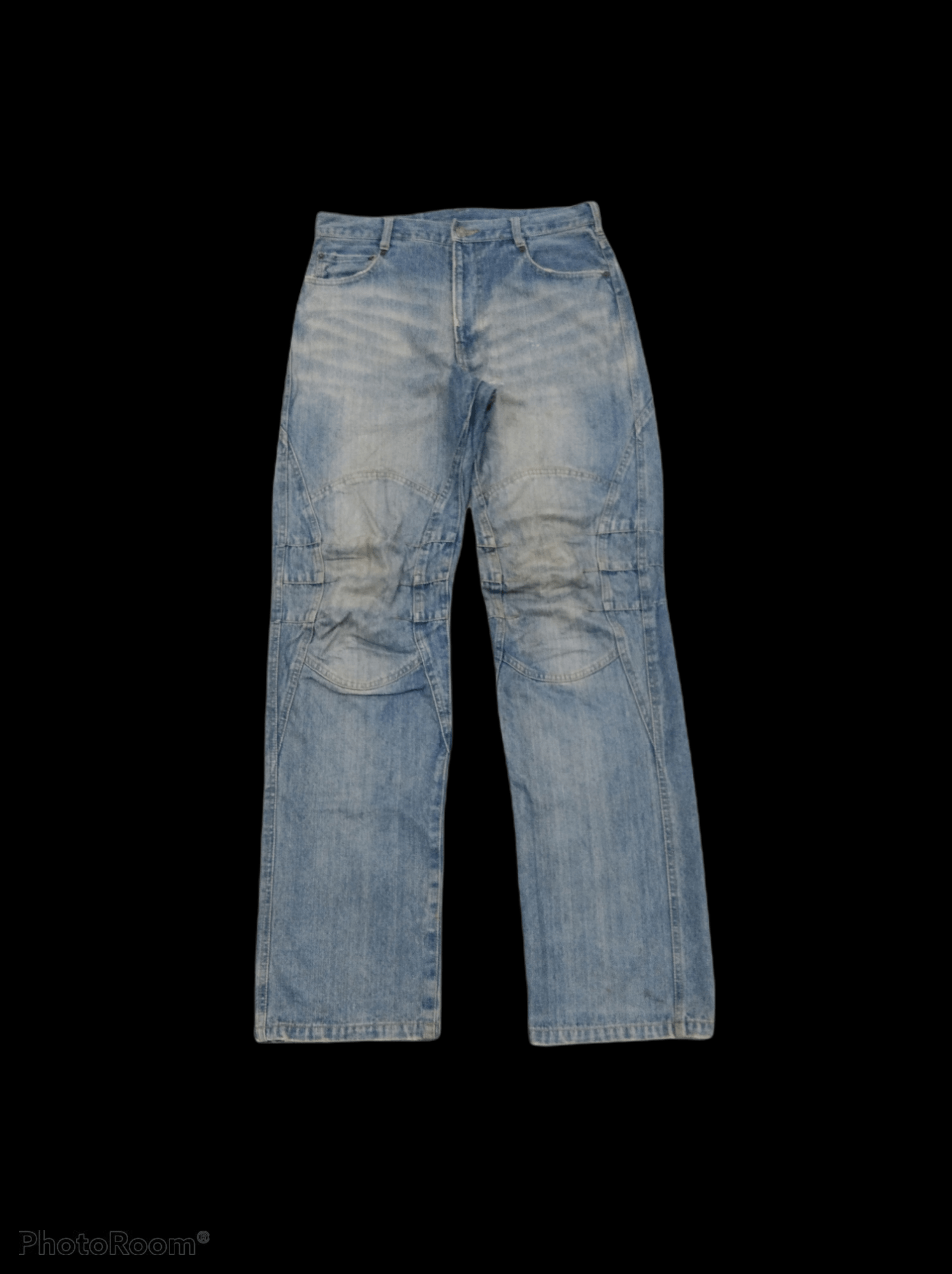 PPFM DiSTRESSED JAPANESE BRAND FADE PPFM DENIM PANTS Size US 32 / EU 48 - 1 Thumbnail