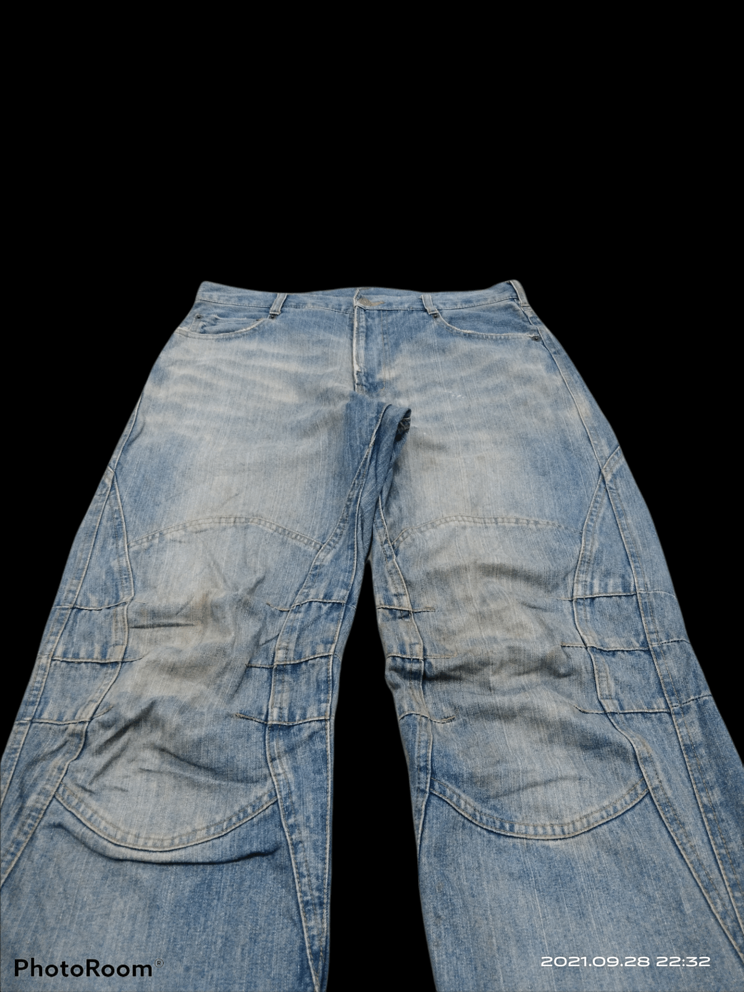 PPFM DiSTRESSED JAPANESE BRAND FADE PPFM DENIM PANTS Size US 32 / EU 48 - 3 Thumbnail
