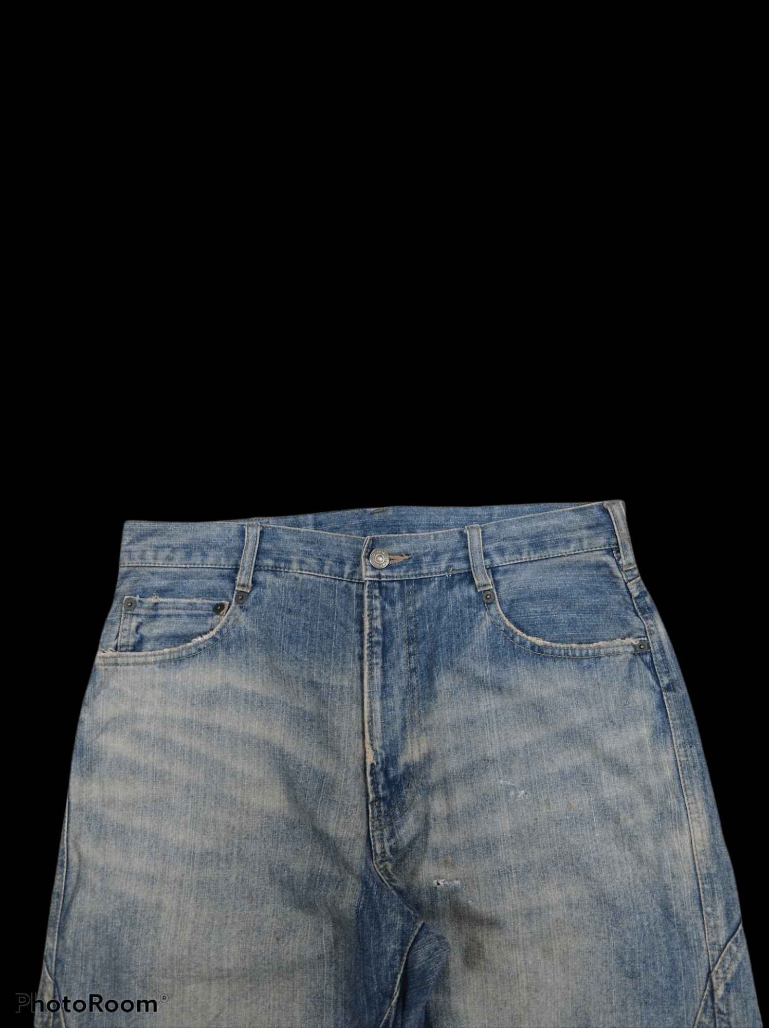 PPFM DiSTRESSED JAPANESE BRAND FADE PPFM DENIM PANTS Size US 32 / EU 48 - 4 Thumbnail