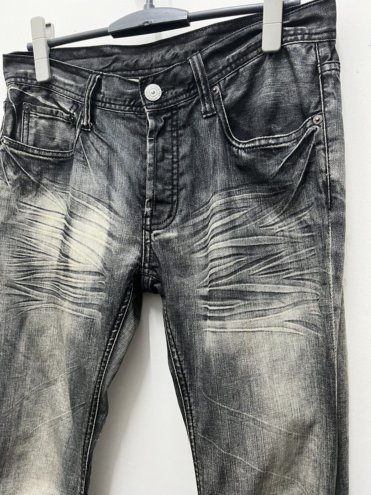 Japanese Brand Edge Rupert Wrinkle Leg Denim Pants Size US 33 - 2 Thumbnail