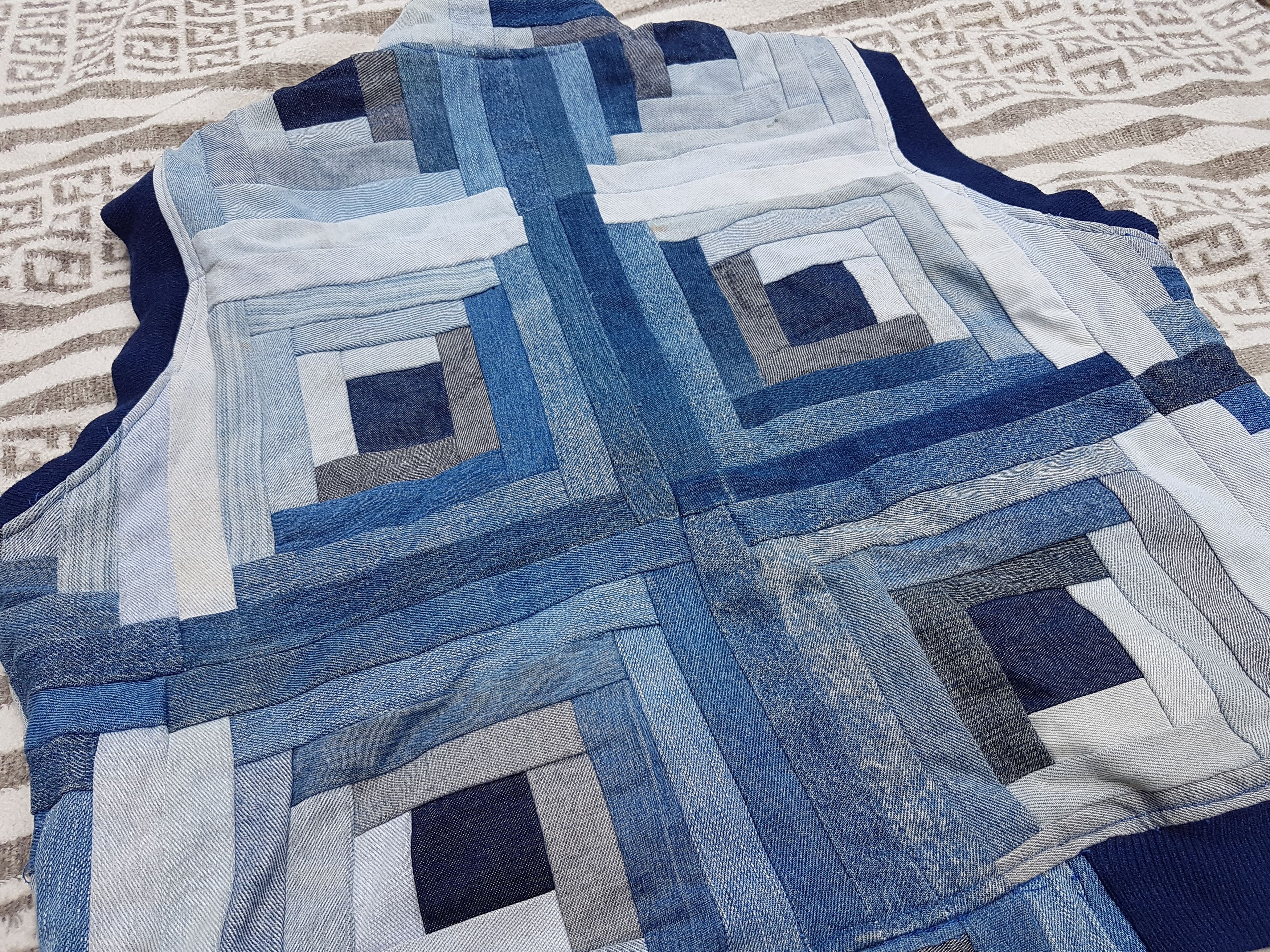 Marjan Pejoski Marjan Pejoski Rebuild Patchwork Denim Vest Size US M / EU 48-50 / 2 - 22 Thumbnail