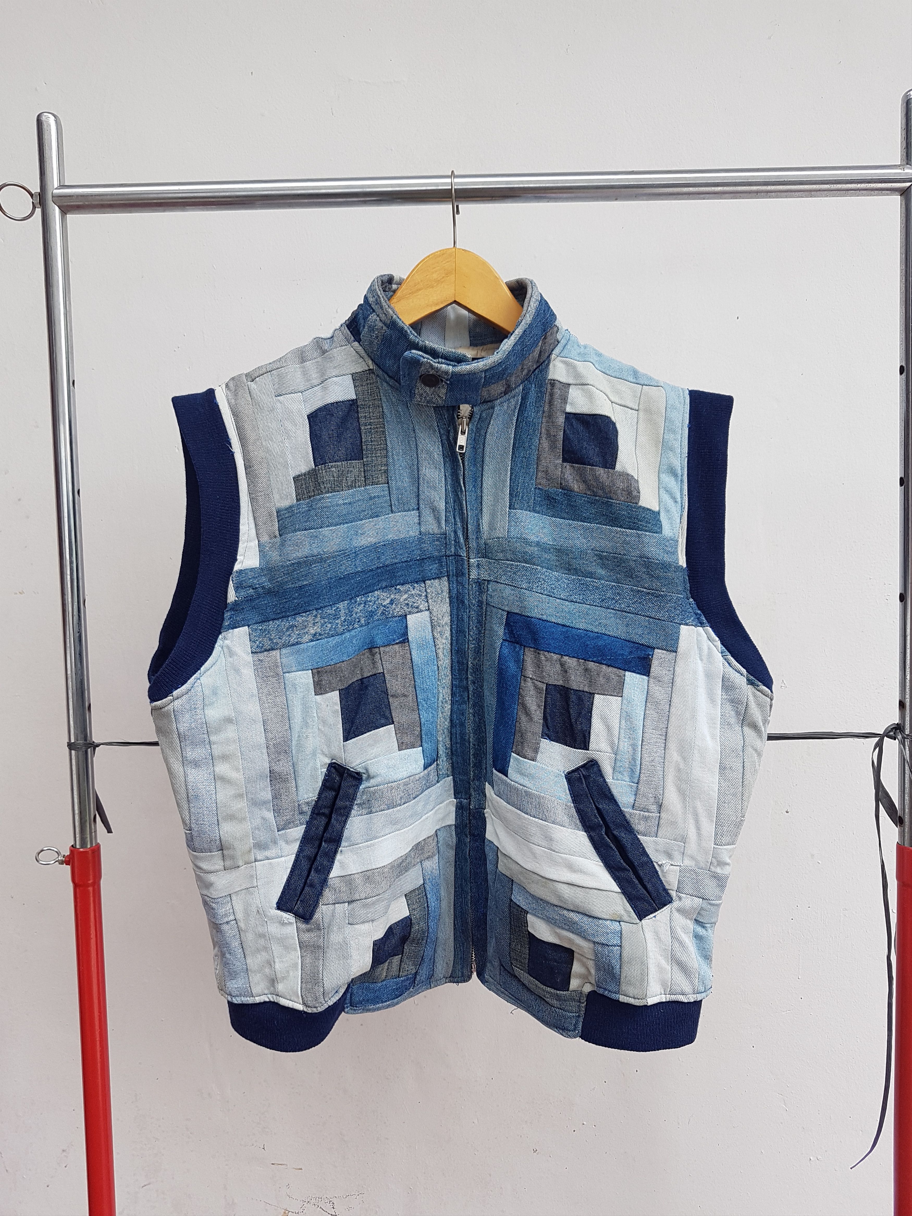 Marjan Pejoski Marjan Pejoski Rebuild Patchwork Denim Vest Size US M / EU 48-50 / 2 - 6 Thumbnail