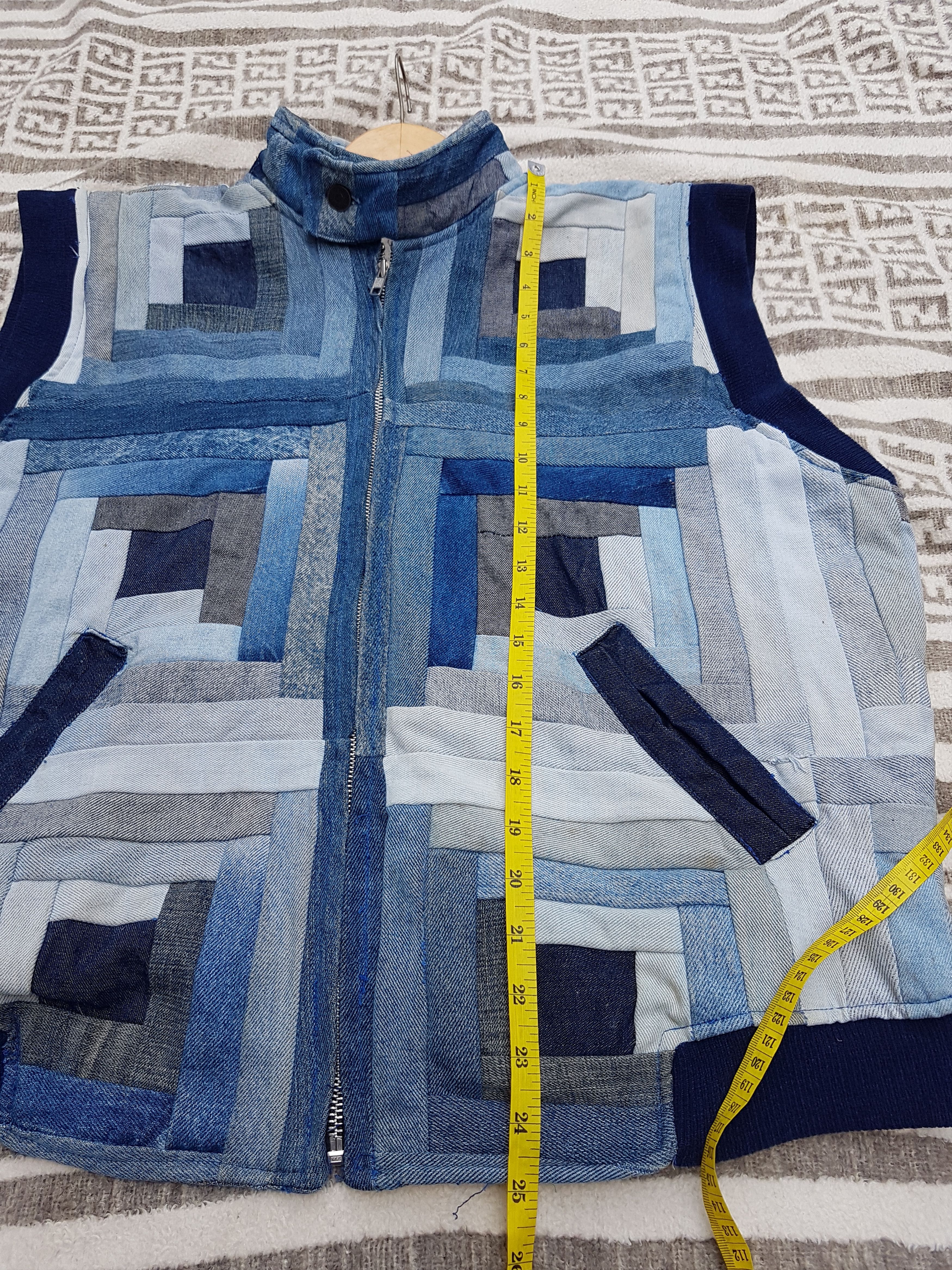 Marjan Pejoski Marjan Pejoski Rebuild Patchwork Denim Vest Size US M / EU 48-50 / 2 - 8 Thumbnail