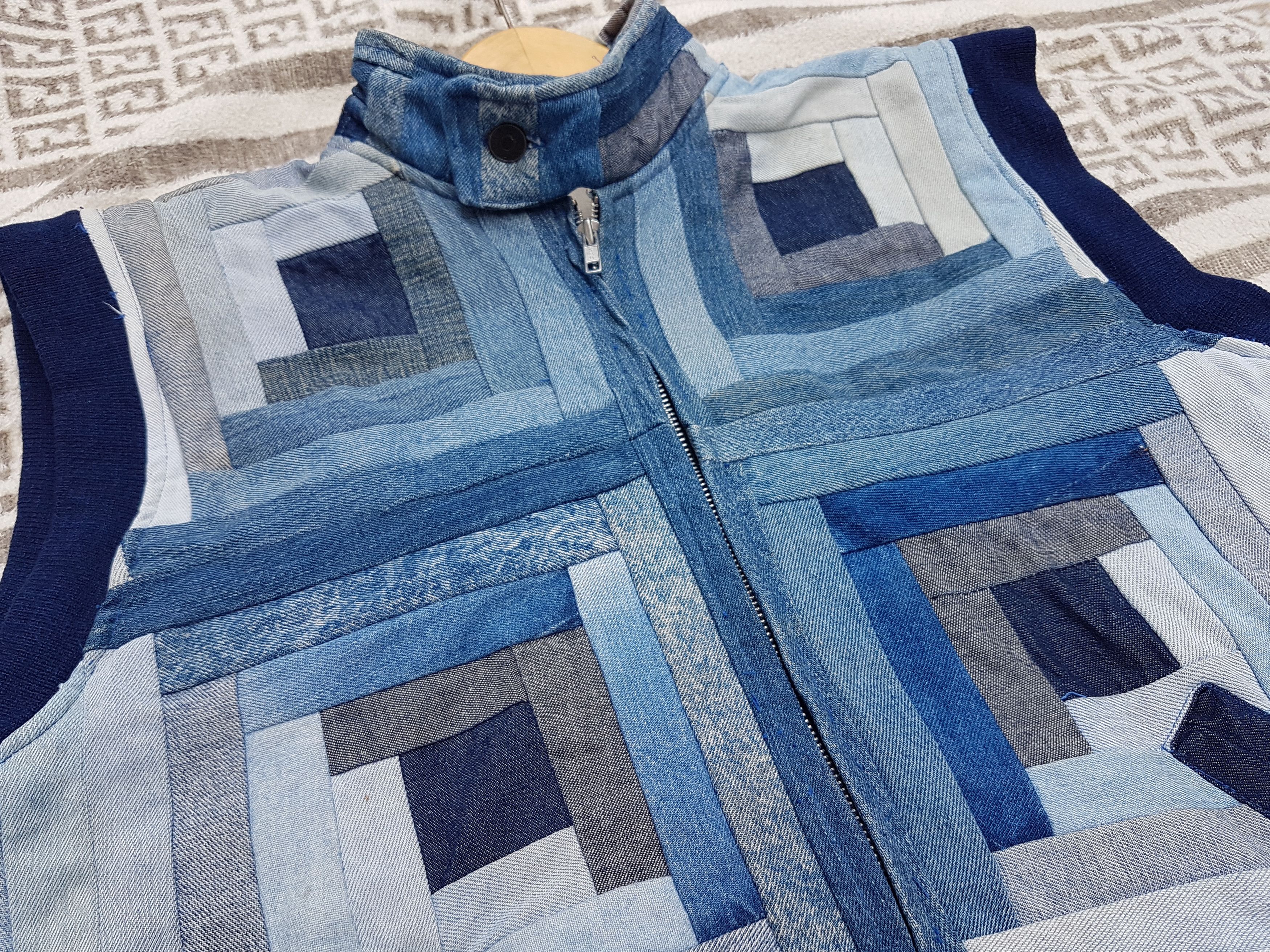 Marjan Pejoski Marjan Pejoski Rebuild Patchwork Denim Vest Size US M / EU 48-50 / 2 - 15 Thumbnail