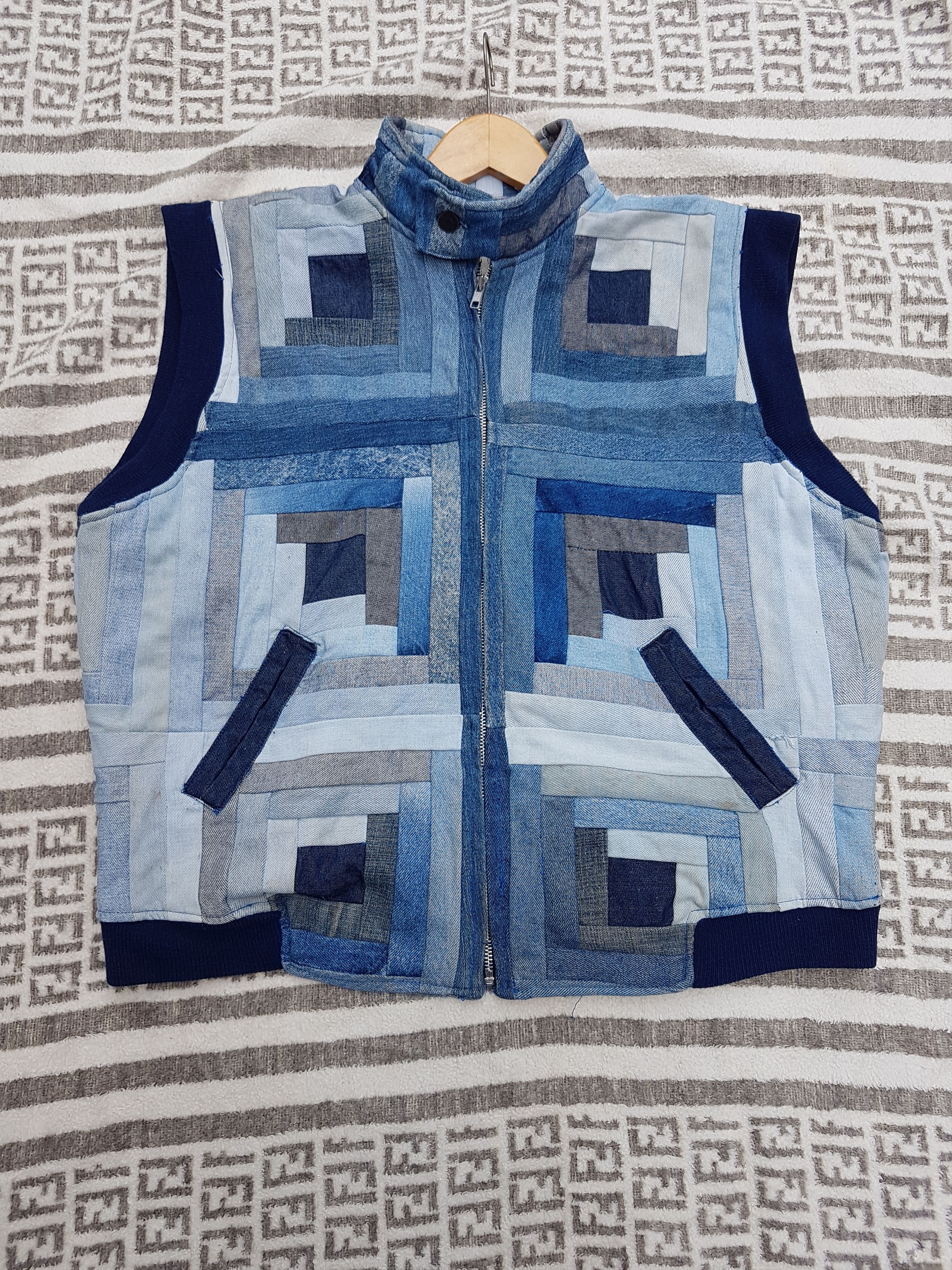Marjan Pejoski Marjan Pejoski Rebuild Patchwork Denim Vest Size US M / EU 48-50 / 2 - 10 Thumbnail