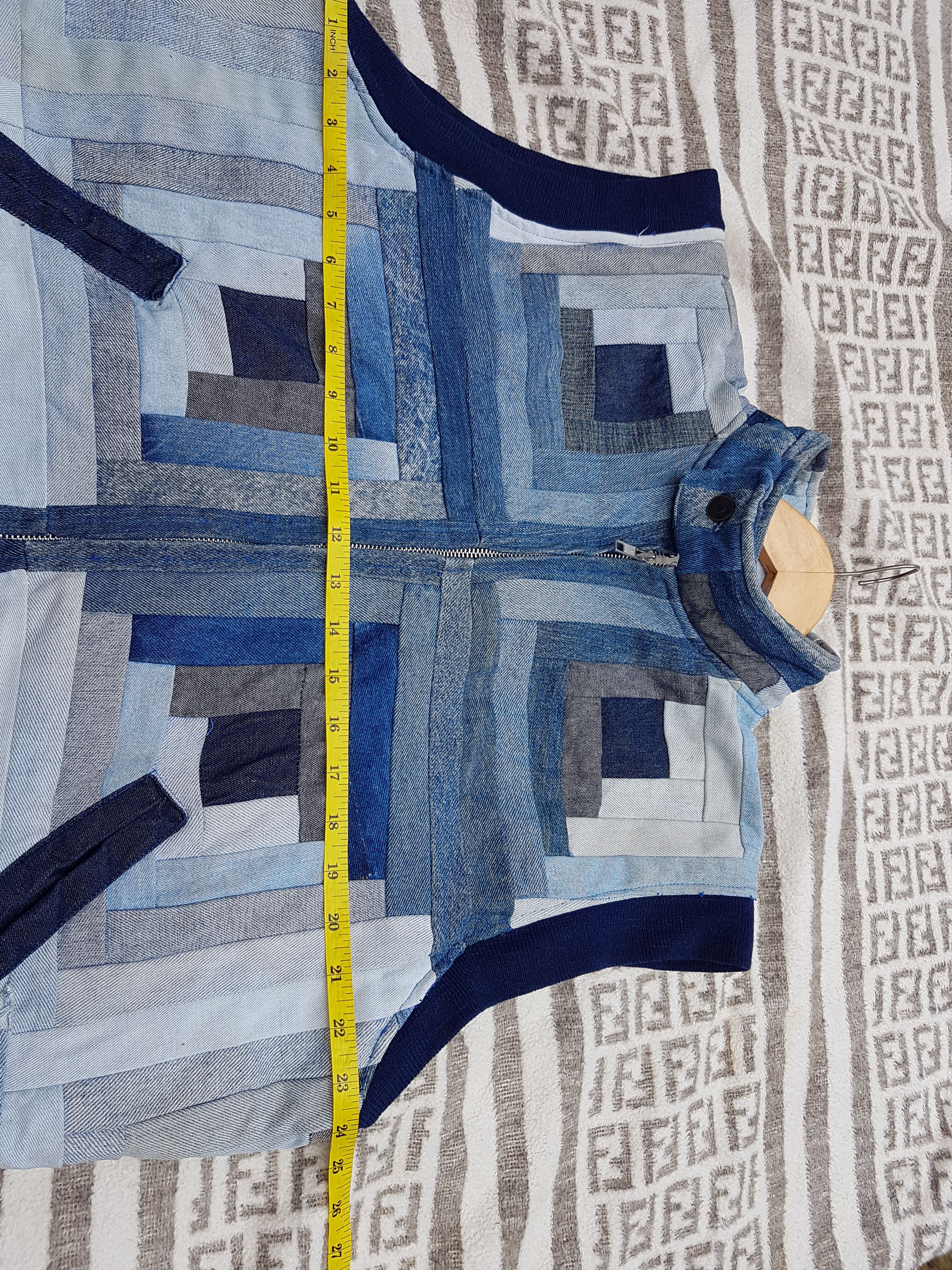 Marjan Pejoski Marjan Pejoski Rebuild Patchwork Denim Vest Size US M / EU 48-50 / 2 - 9 Thumbnail