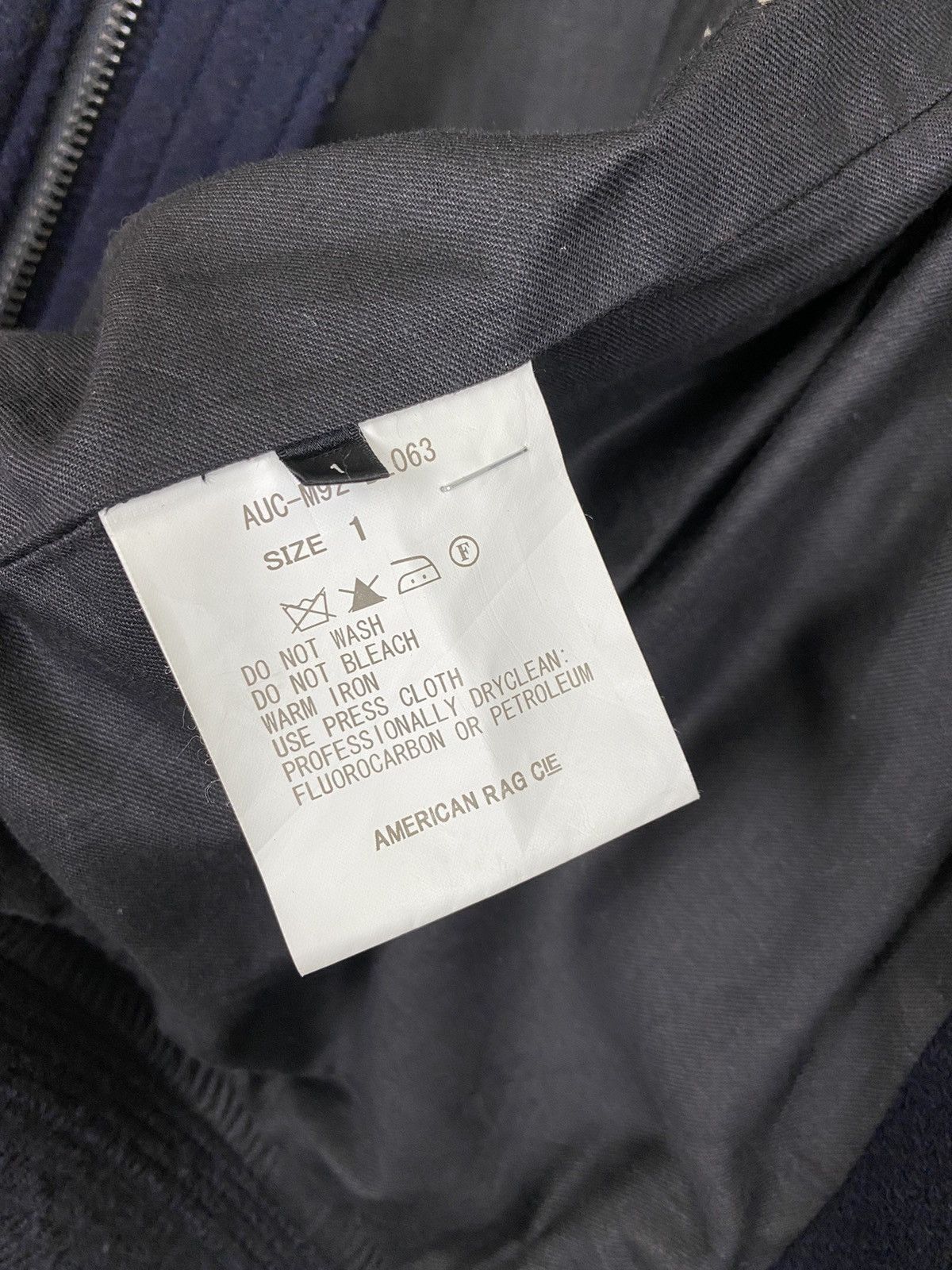 American Rag × Designer AMERICAN RAG CIE NAVY MEN JACKET Size US S / EU 44-46 / 1 - 14 Thumbnail
