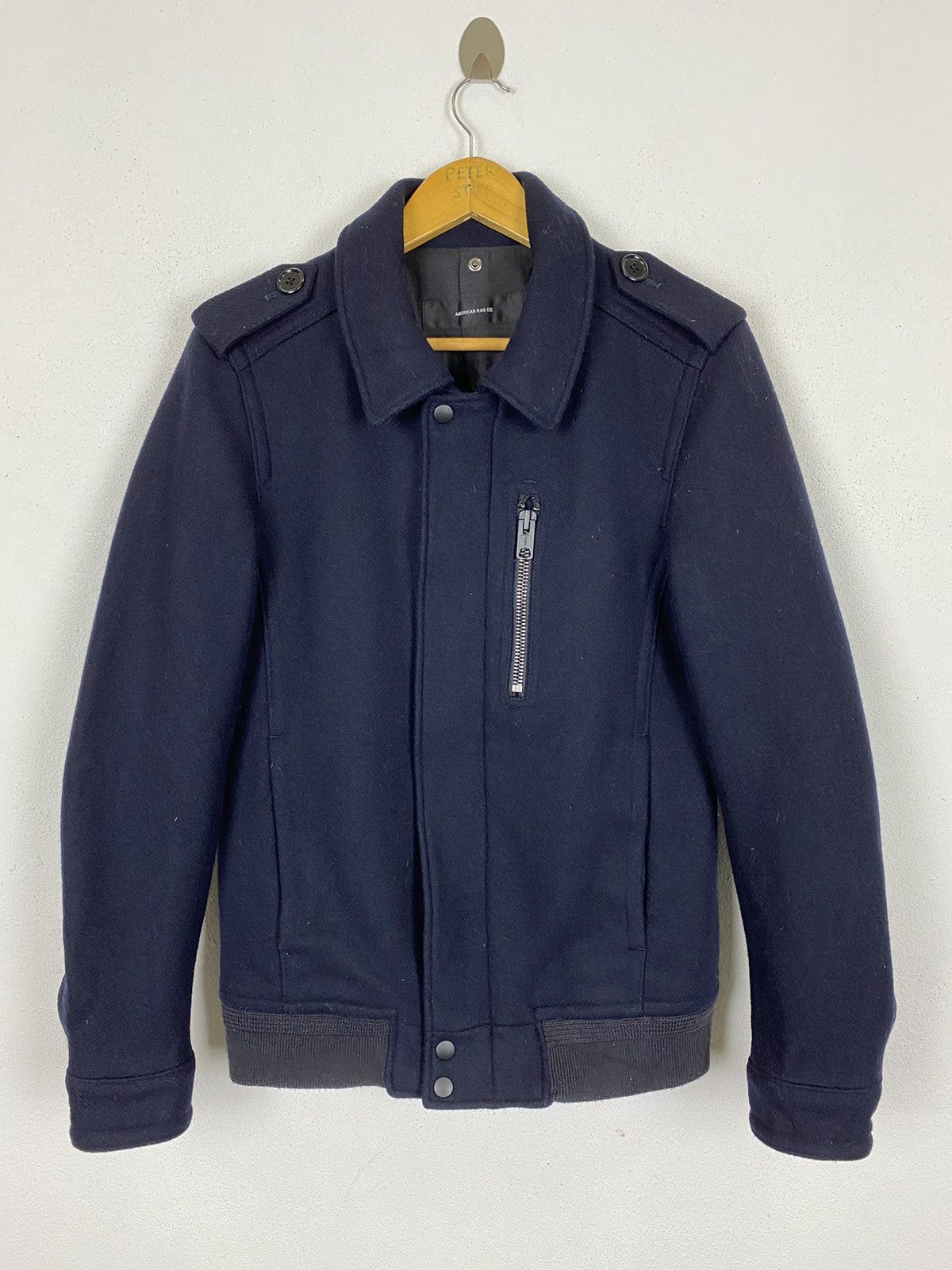 American Rag × Designer AMERICAN RAG CIE NAVY MEN JACKET Size US S / EU 44-46 / 1 - 2 Thumbnail