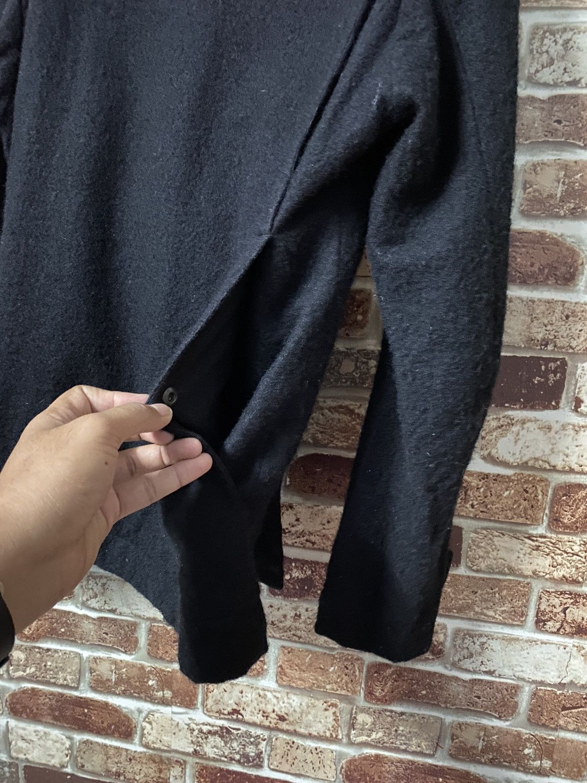 Designer × Japanese Brand URBAN EXTREME DOOR WOOL PEA COAT DOUBLE BREAST Size US S / EU 44-46 / 1 - 8 Thumbnail