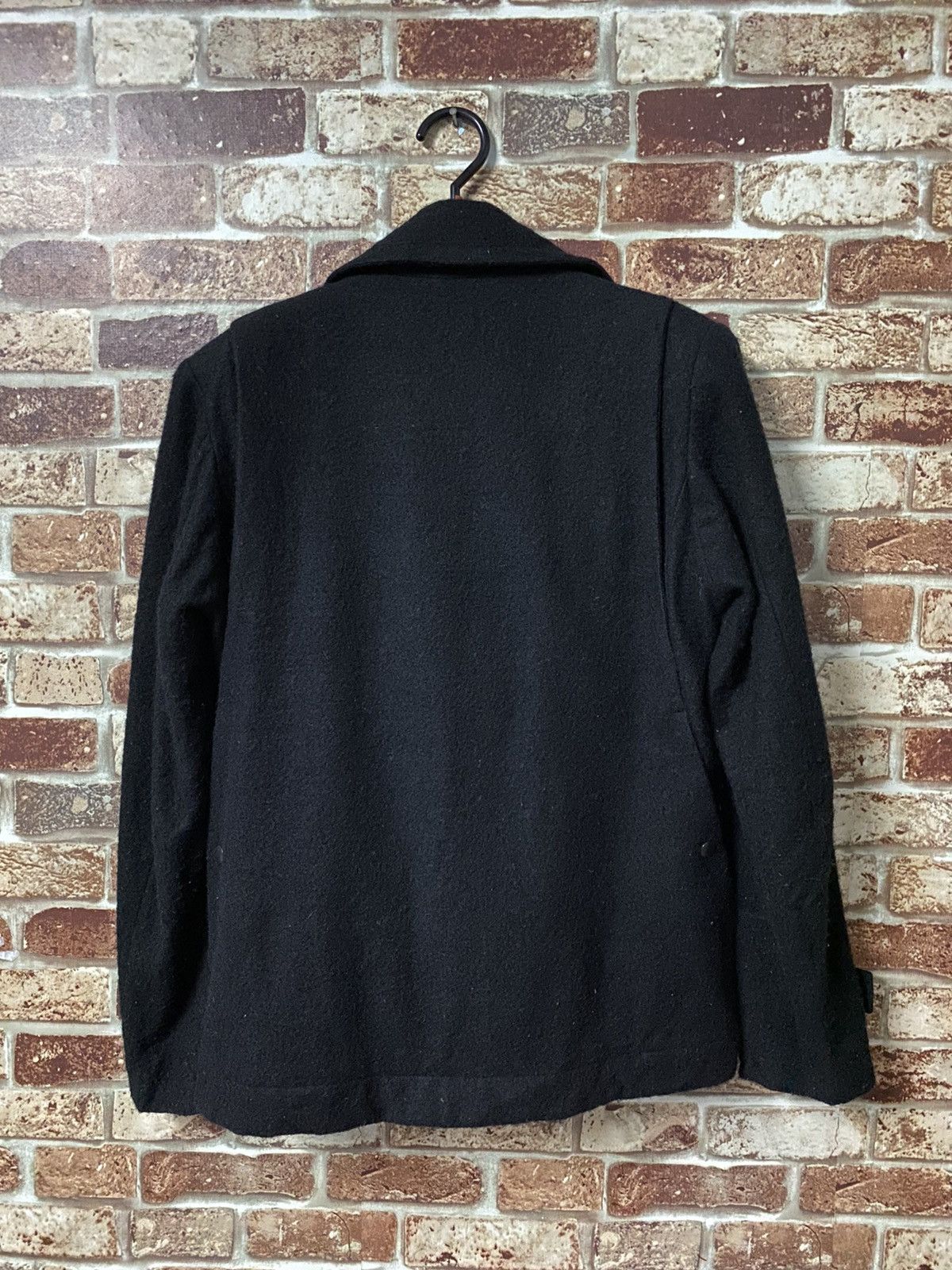 Designer × Japanese Brand URBAN EXTREME DOOR WOOL PEA COAT DOUBLE BREAST Size US S / EU 44-46 / 1 - 5 Thumbnail