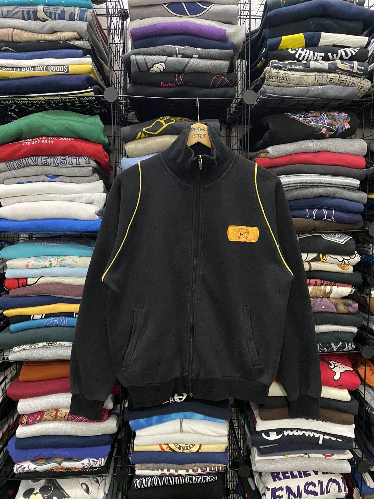 Nike × Vintage VINTAGE Y2K NIKE XV SWEATER SPELL OUT LOGO Size US L / EU 52-54 / 3 - 2 Thumbnail