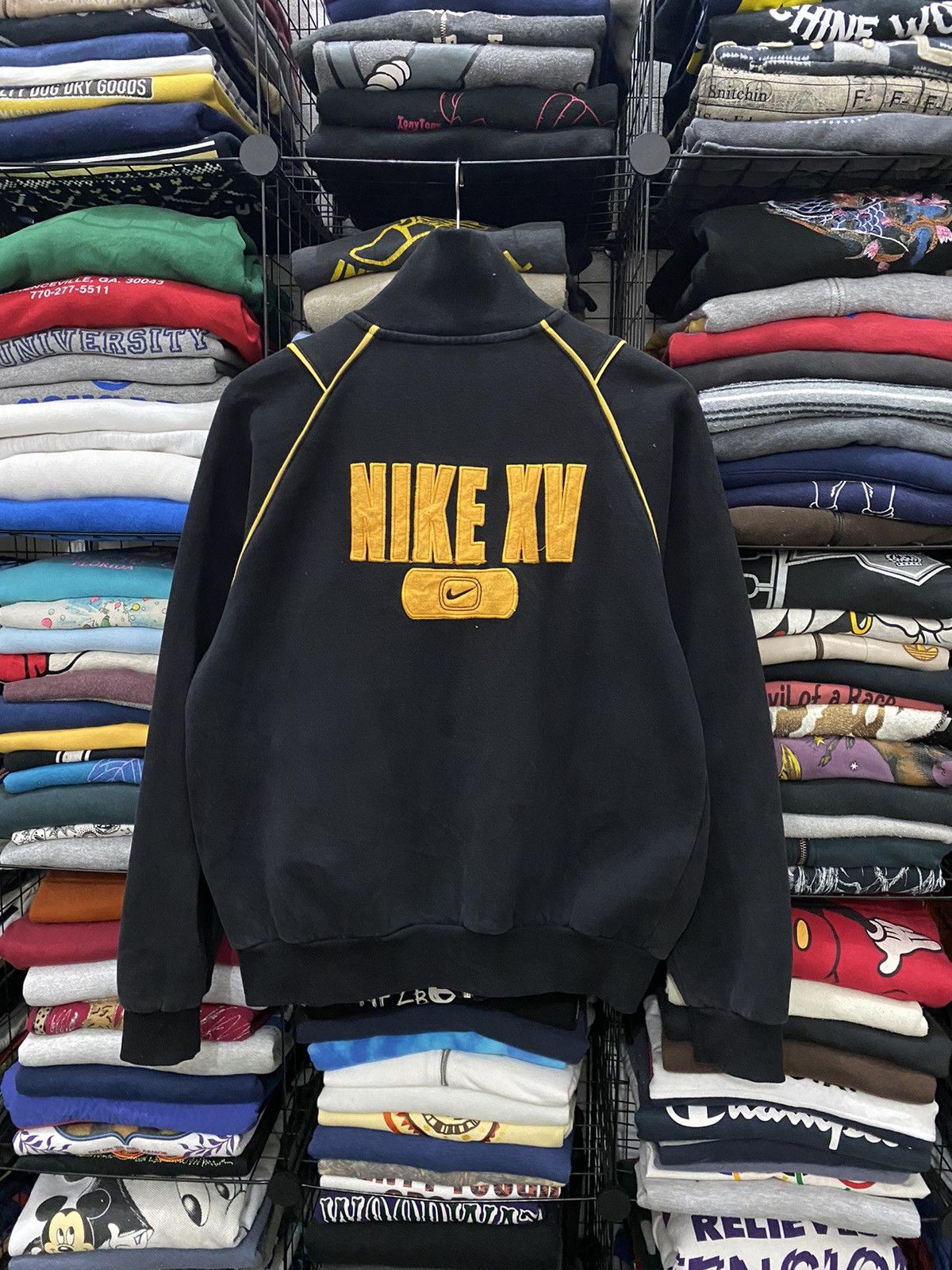 VINTAGE Y2K NIKE XV SWEATER SPELL OUT LOGO