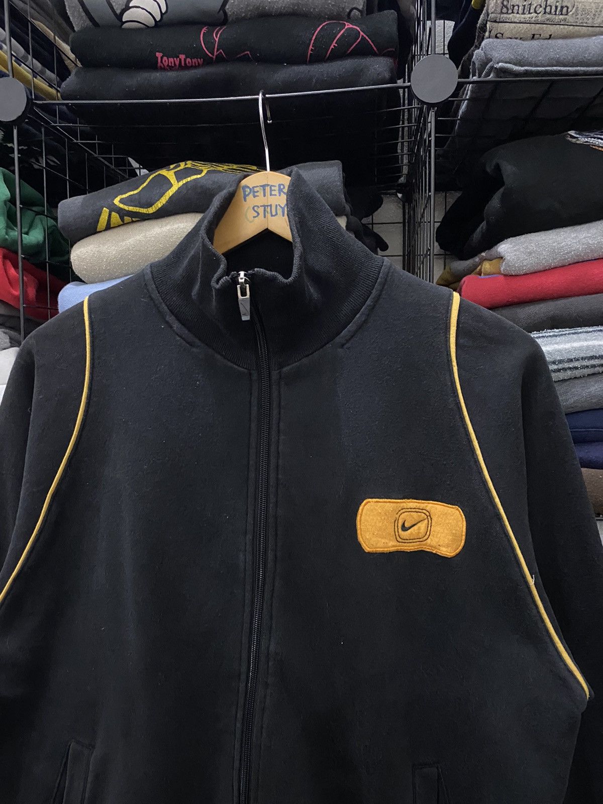 Nike × Vintage VINTAGE Y2K NIKE XV SWEATER SPELL OUT LOGO Size US L / EU 52-54 / 3 - 3 Thumbnail