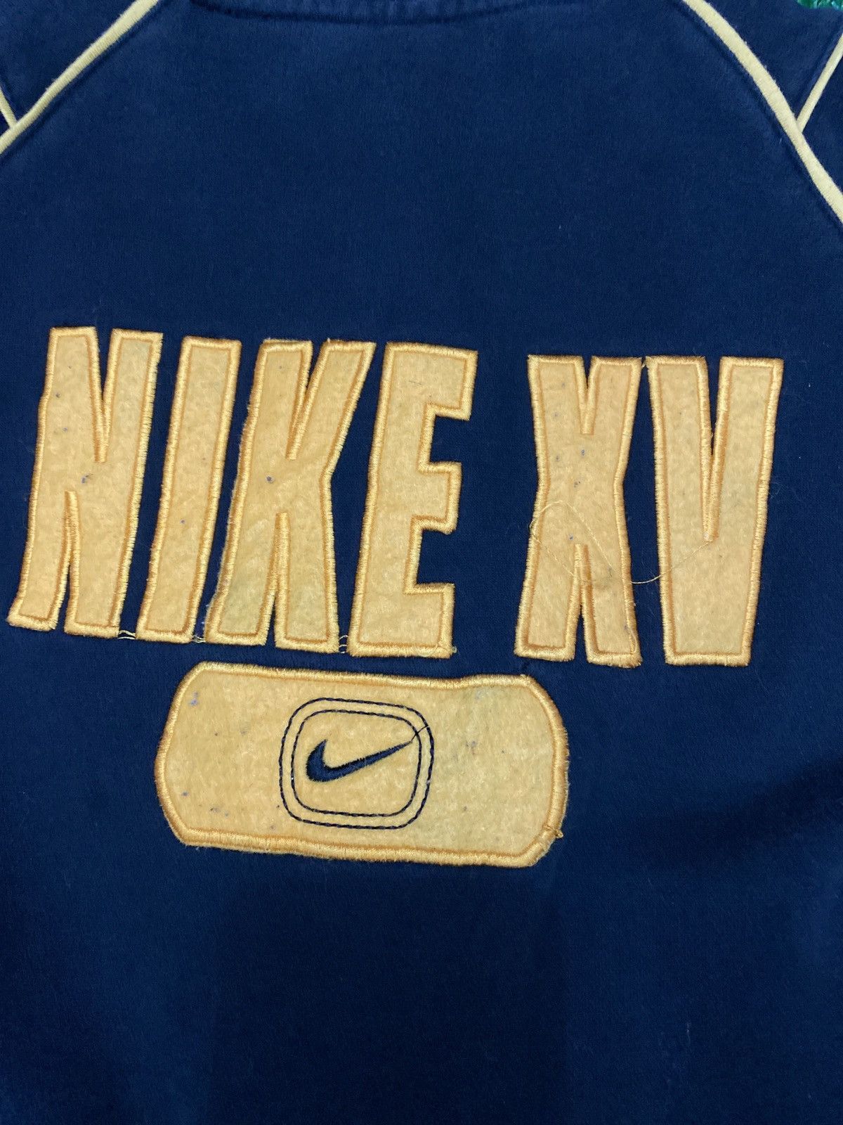 Nike × Vintage VINTAGE Y2K NIKE XV SWEATER SPELL OUT LOGO Size US L / EU 52-54 / 3 - 4 Thumbnail