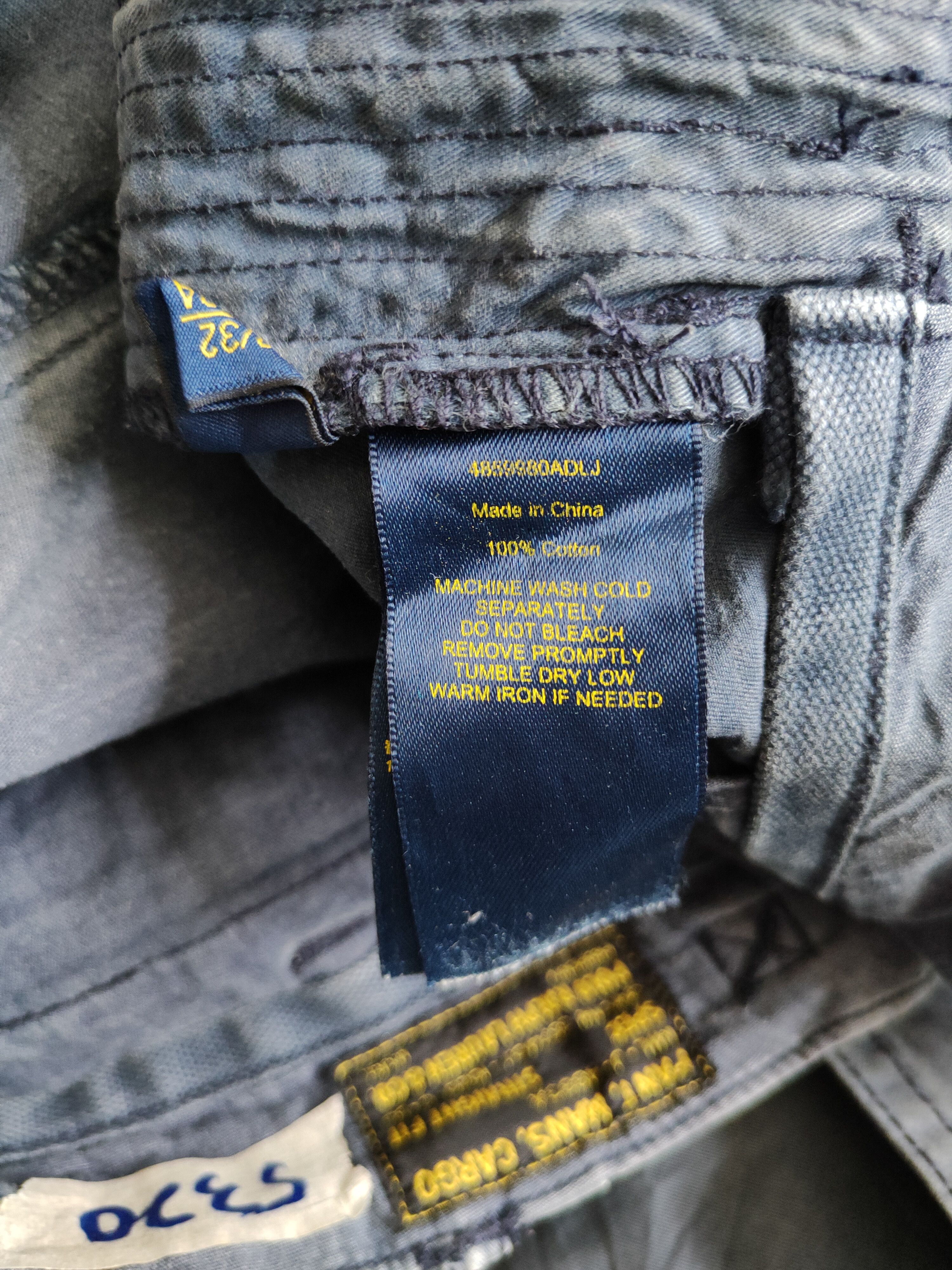 Ralph Lauren DL Polo Ralph Lauren faded multi Pocket Cargo Pants #5320 Size US 31 - 13 Thumbnail