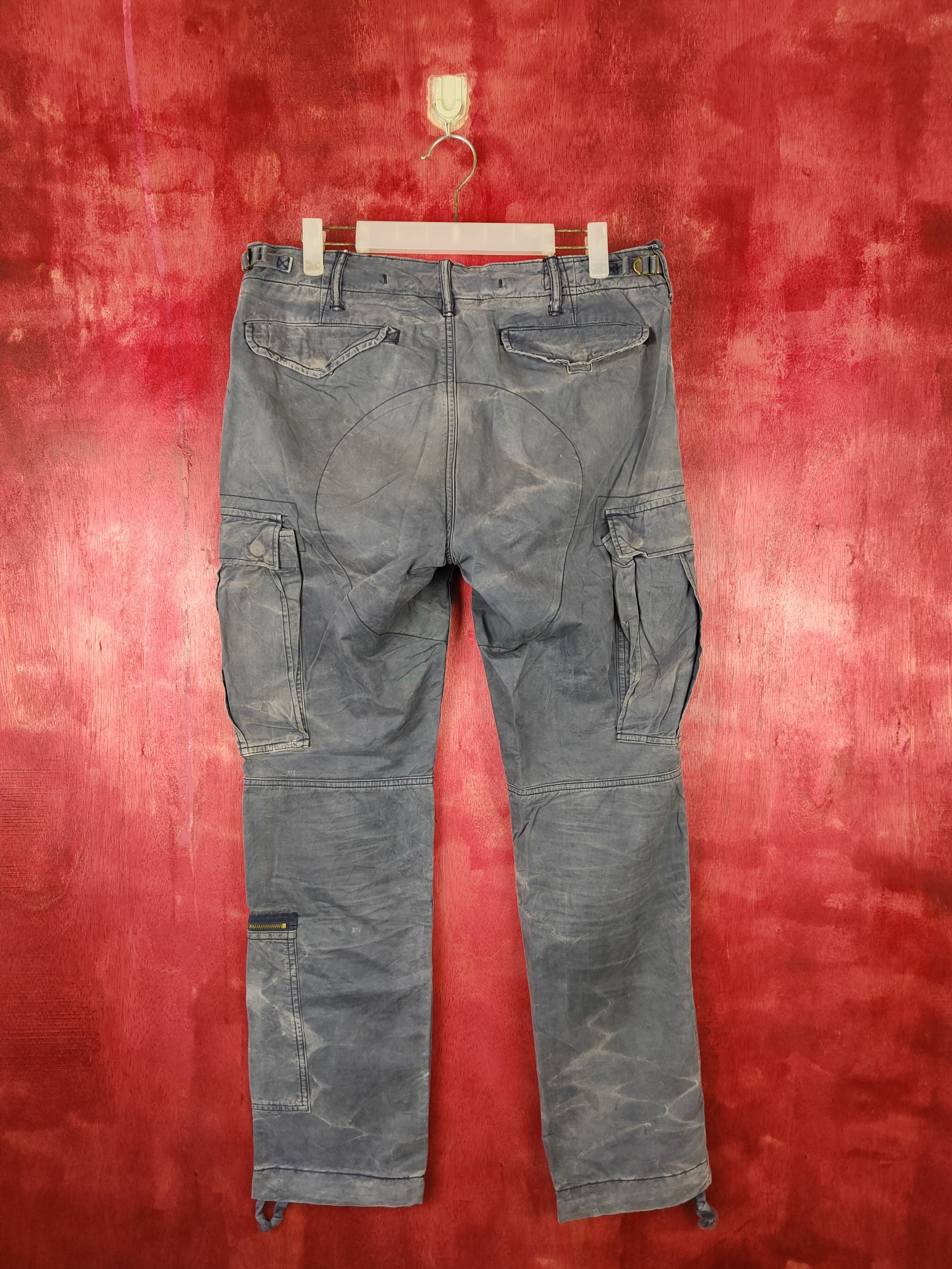Ralph Lauren DL Polo Ralph Lauren faded multi Pocket Cargo Pants #5320 Size US 31 - 7 Thumbnail