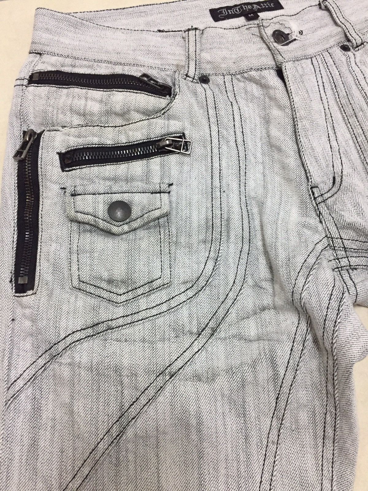 In The Attic In The Attic Japanese Flare Denim Pants Size US 31 - 5 Thumbnail