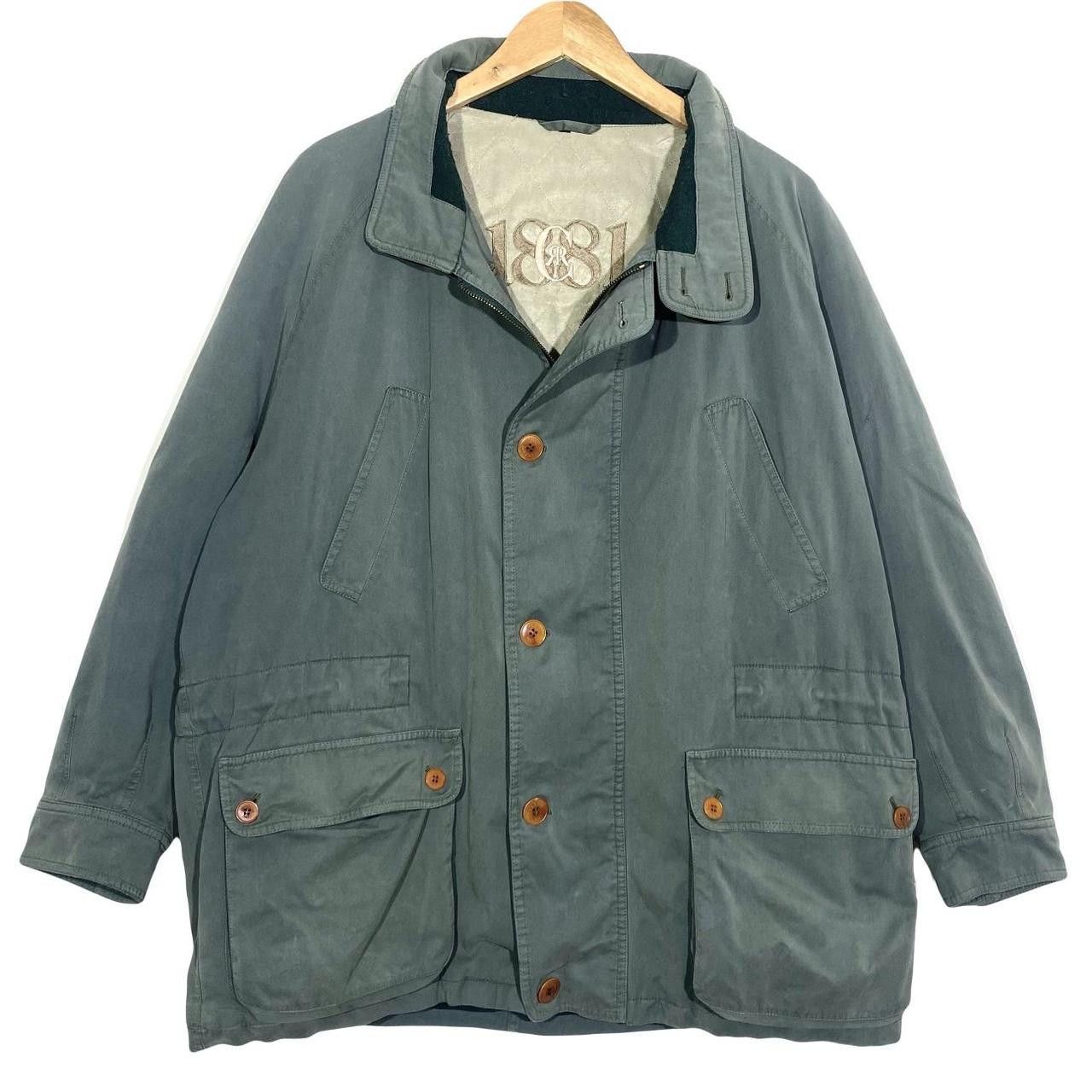 image of Veste Parka Vintage 80’S Cerruti 1881 (Made In Italy) in Green, Men's (Size Medium)