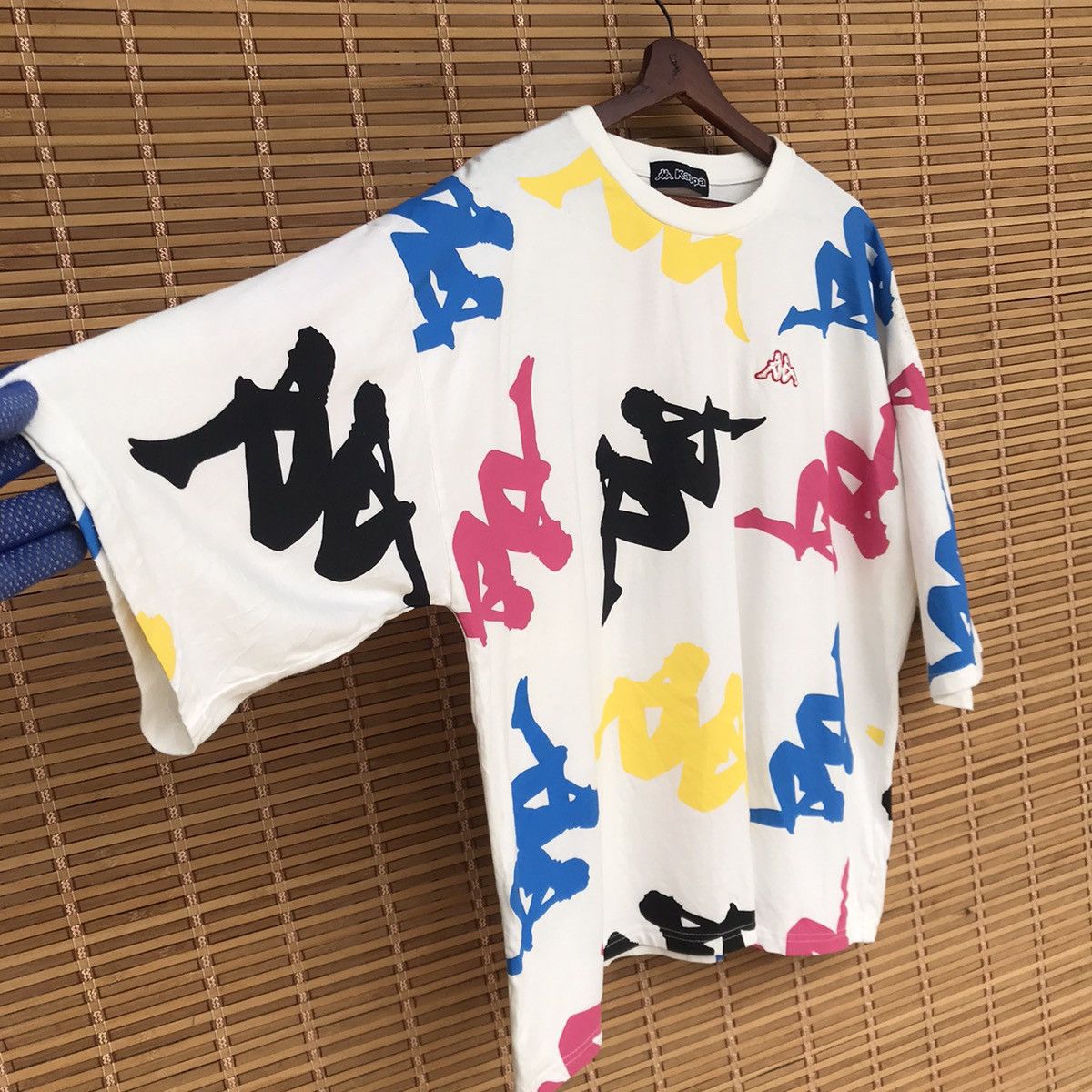 image of Kappa Baggy Loose Multicolor Logo Medium Oversized, Men's