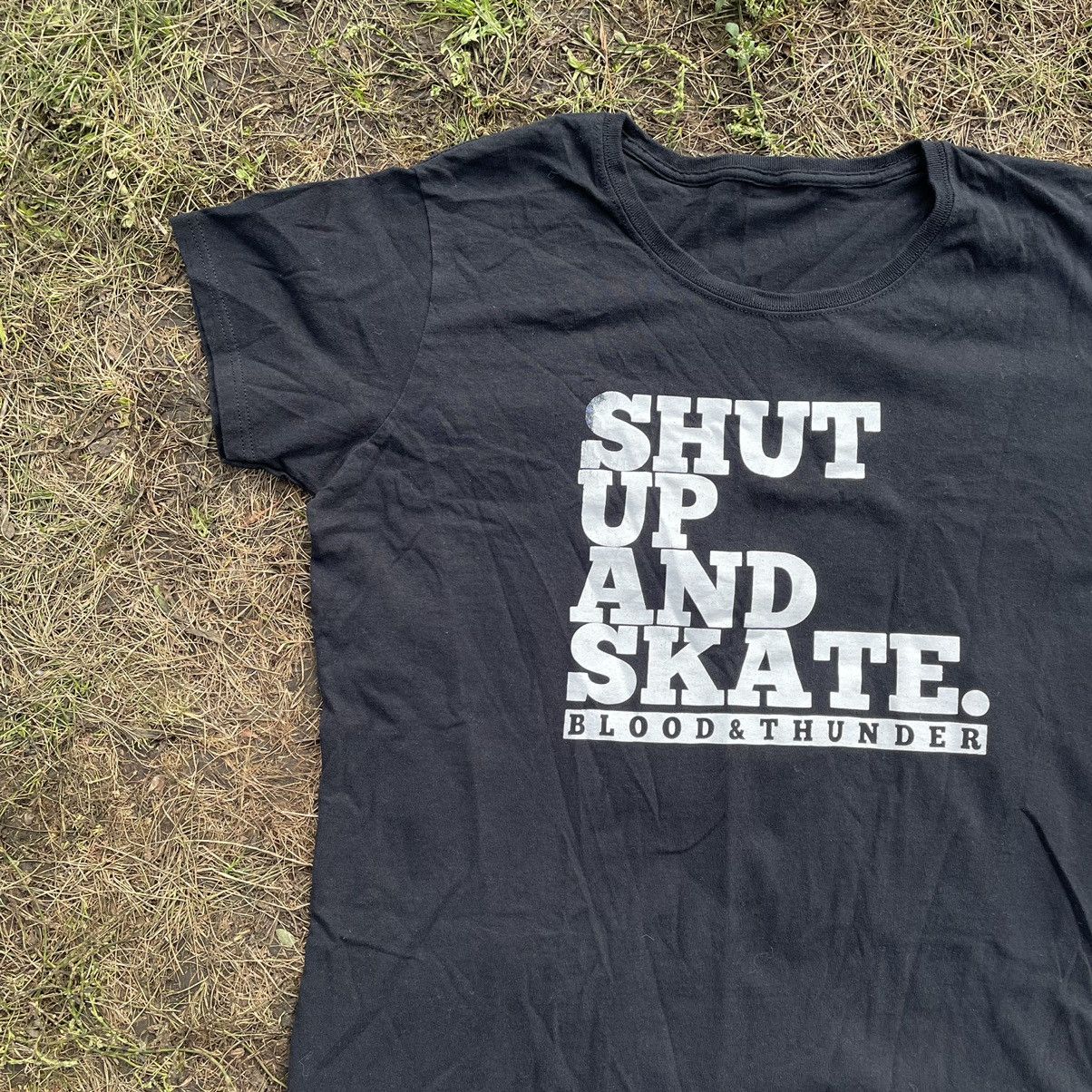 Vintage Vintage Y2K ADULT “ Shut Up And Skate “ Buymypiece Humor Tee Size US L / EU 52-54 / 3 - 3 Thumbnail