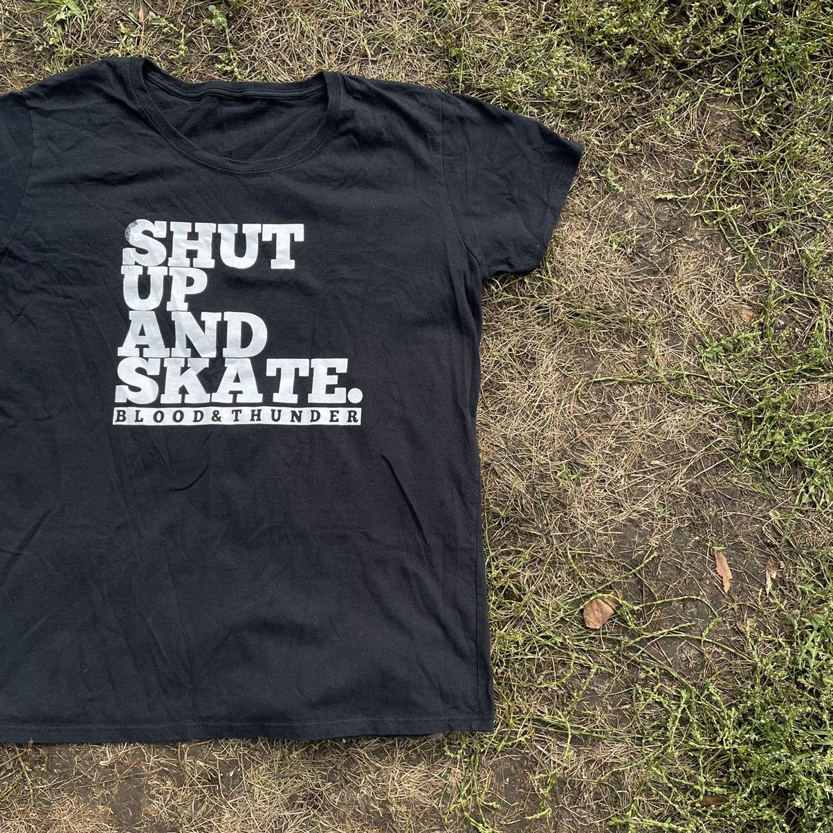 Vintage Vintage Y2K ADULT “ Shut Up And Skate “ Buymypiece Humor Tee Size US L / EU 52-54 / 3 - 2 Thumbnail