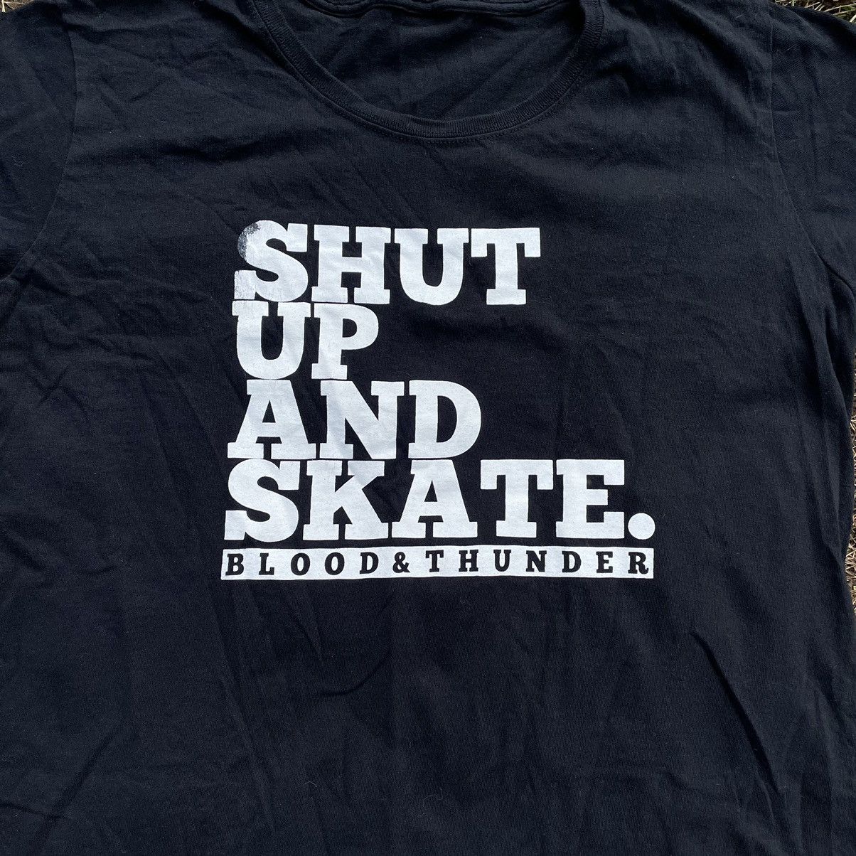 Vintage Vintage Y2K ADULT “ Shut Up And Skate “ Buymypiece Humor Tee Size US L / EU 52-54 / 3 - 4 Thumbnail