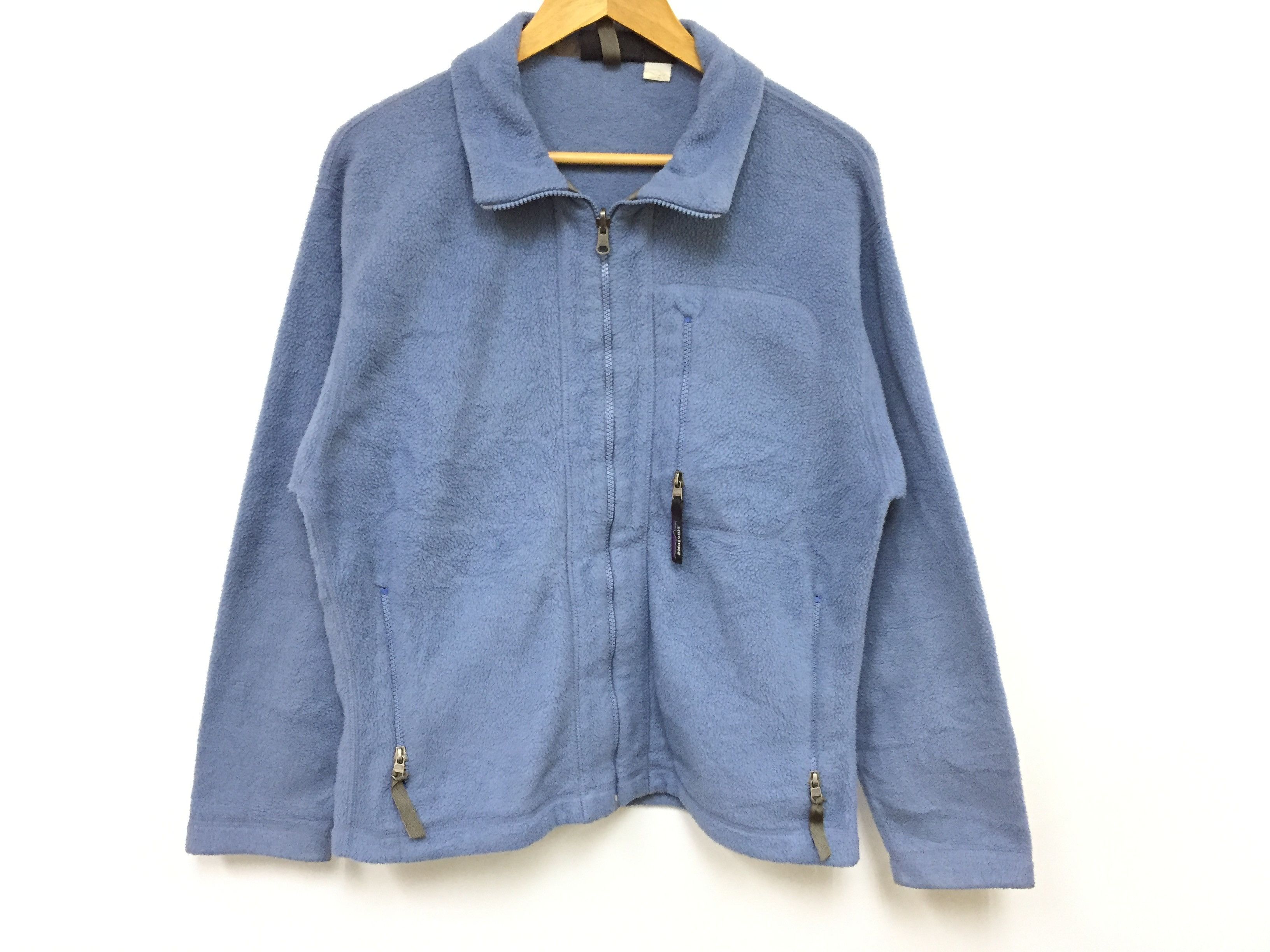 Patagonia Vtg PATAGONIA Synchilla fleece vertical pocket Size US M / EU 48-50 / 2 - 2 Thumbnail
