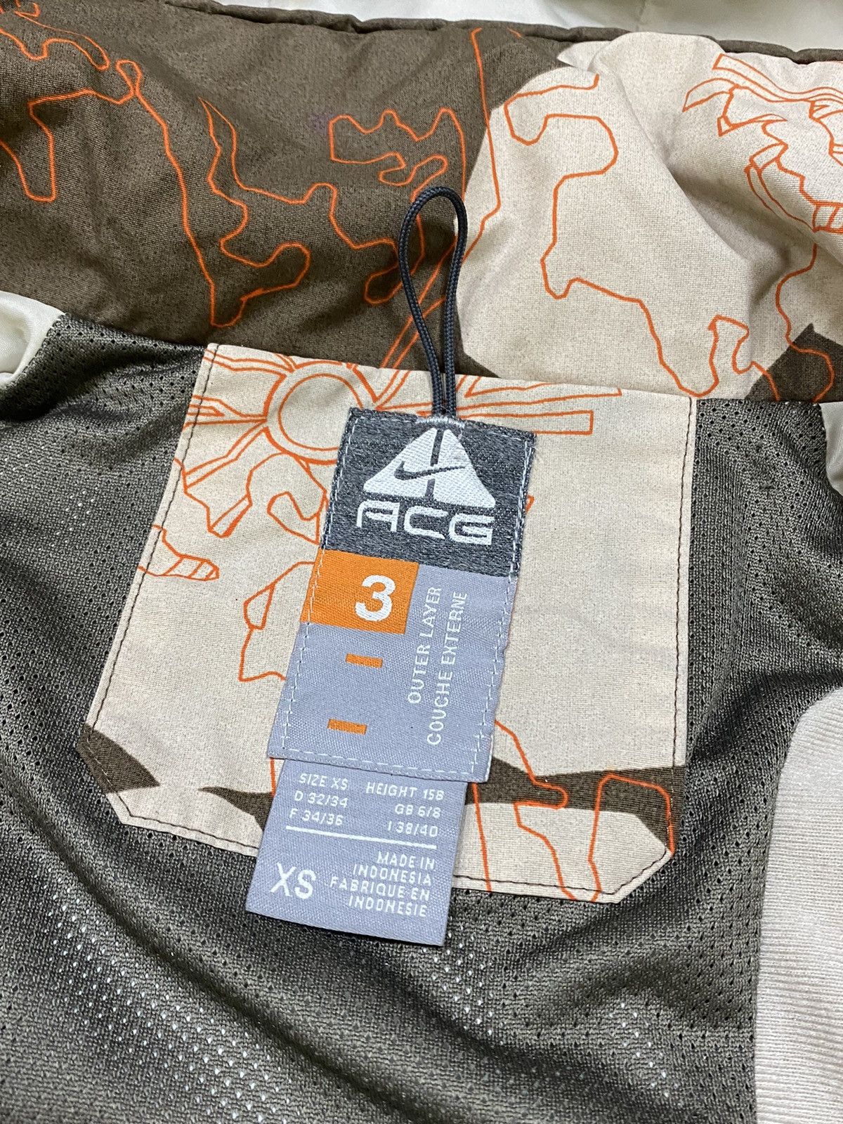 Vintage Nike ACG ski jacket patterns clima-fit women Size XS / US 0-2 / IT 36-38 - 6 Thumbnail