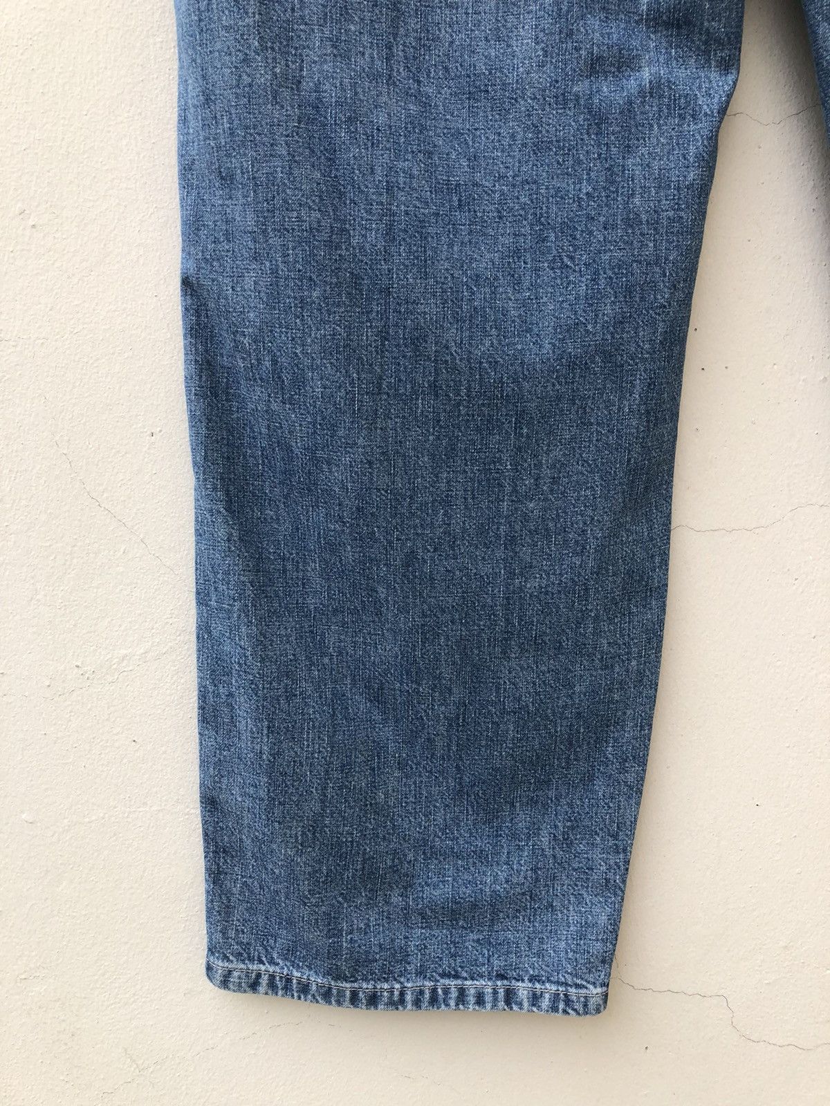 Vintage Vintage Acoustic Japan Faded Blue Denim Cargo Trouser Pant Size US 30 / EU 46 - 16 Thumbnail